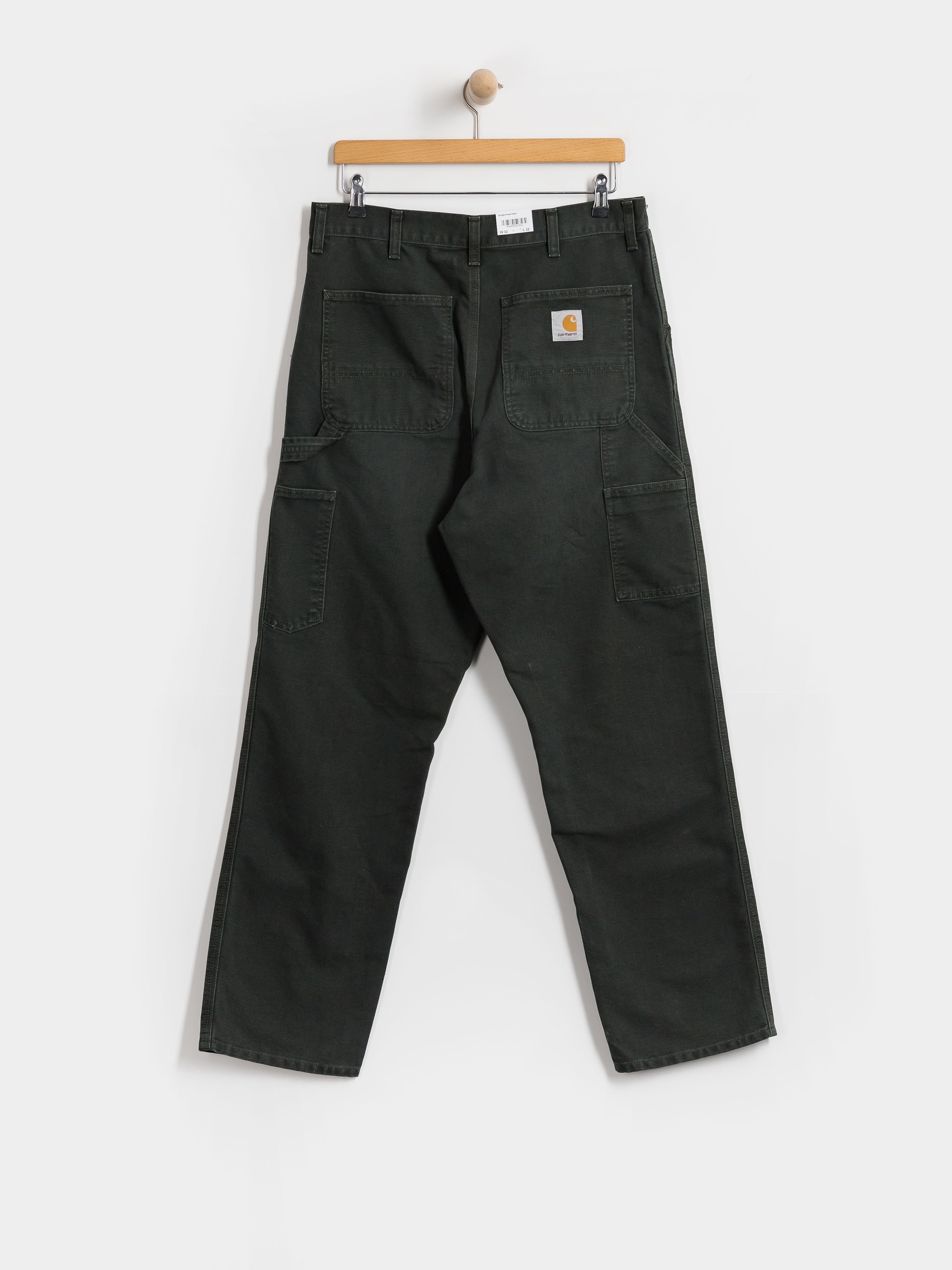 Carhartt WIP Single Knee Pants (raven/stone canvas)