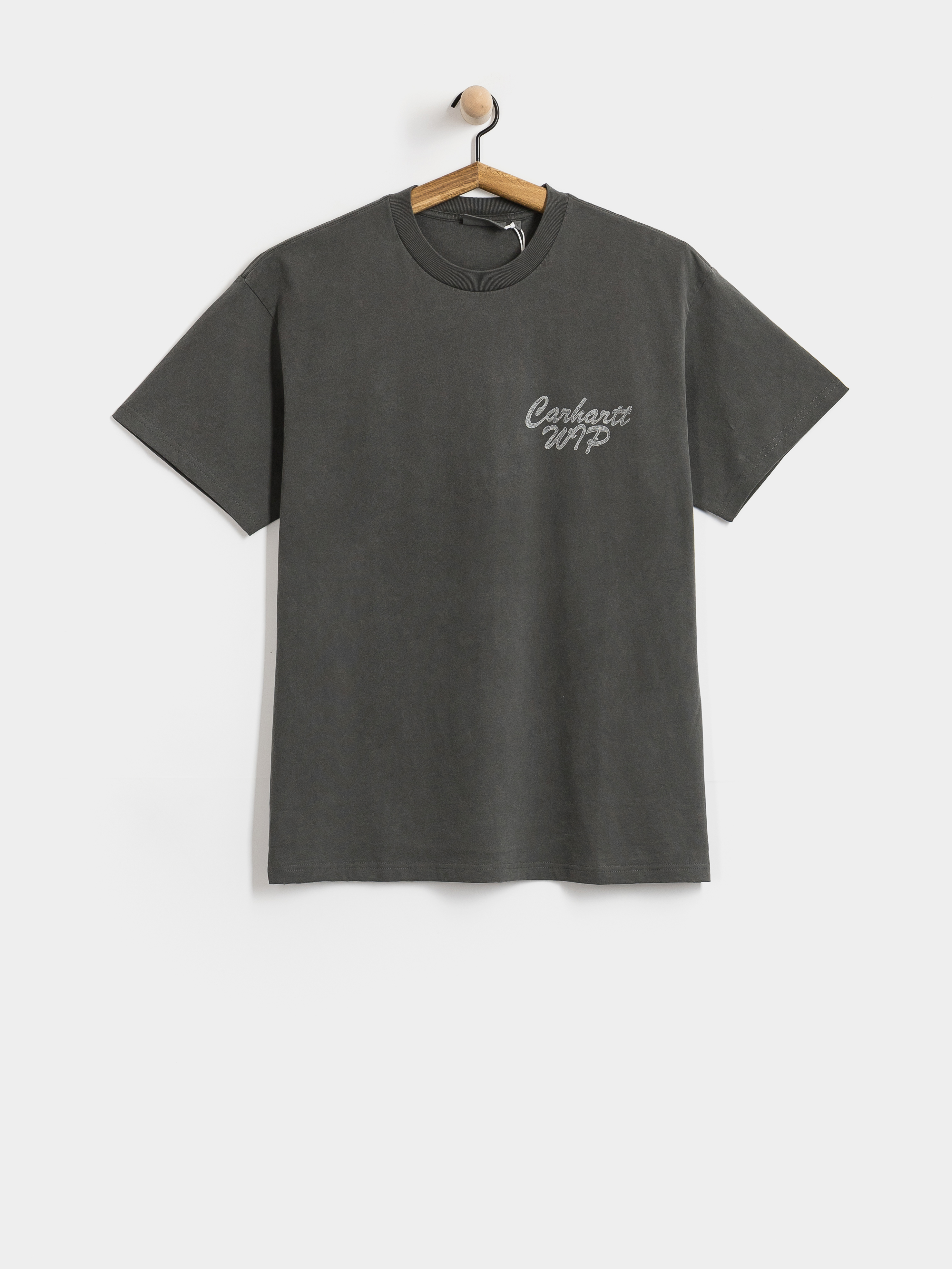 Carhartt WIP Hatching Script T-Shirt (black/garment dyed)