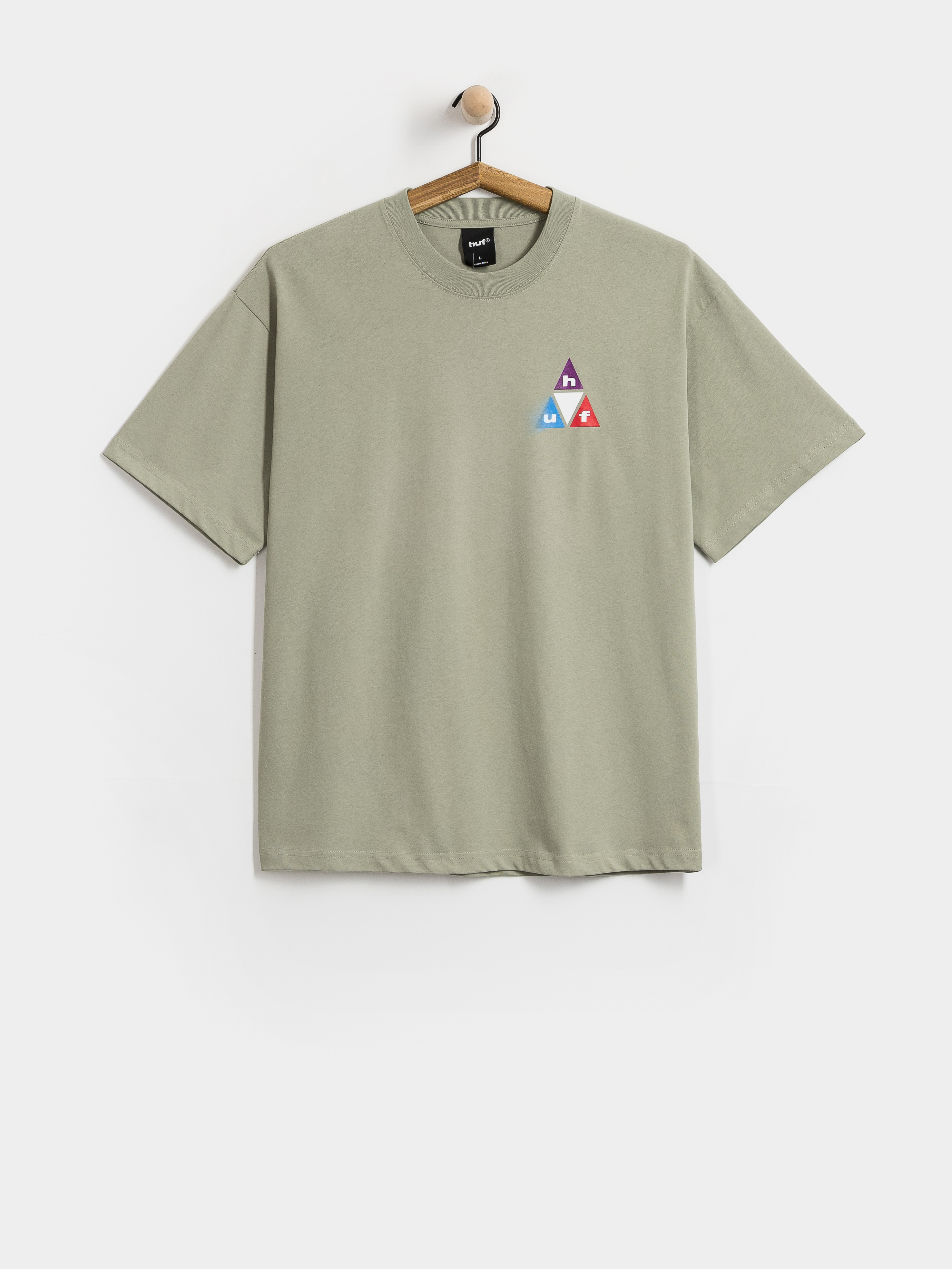 HUF T-Shirt Prism TT (desert green)