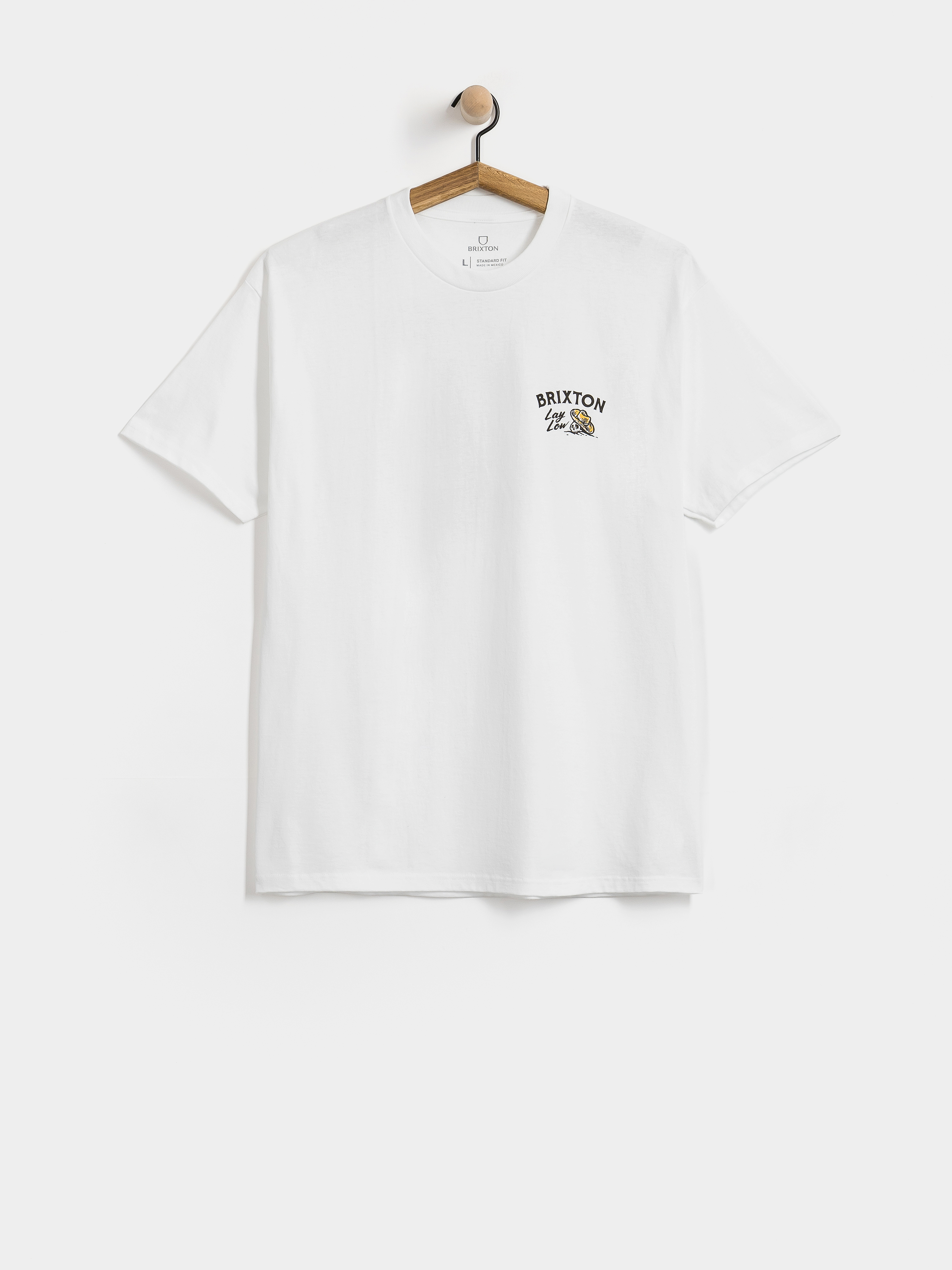 Brixton T-Shirt Lay Low Stnd (white)
