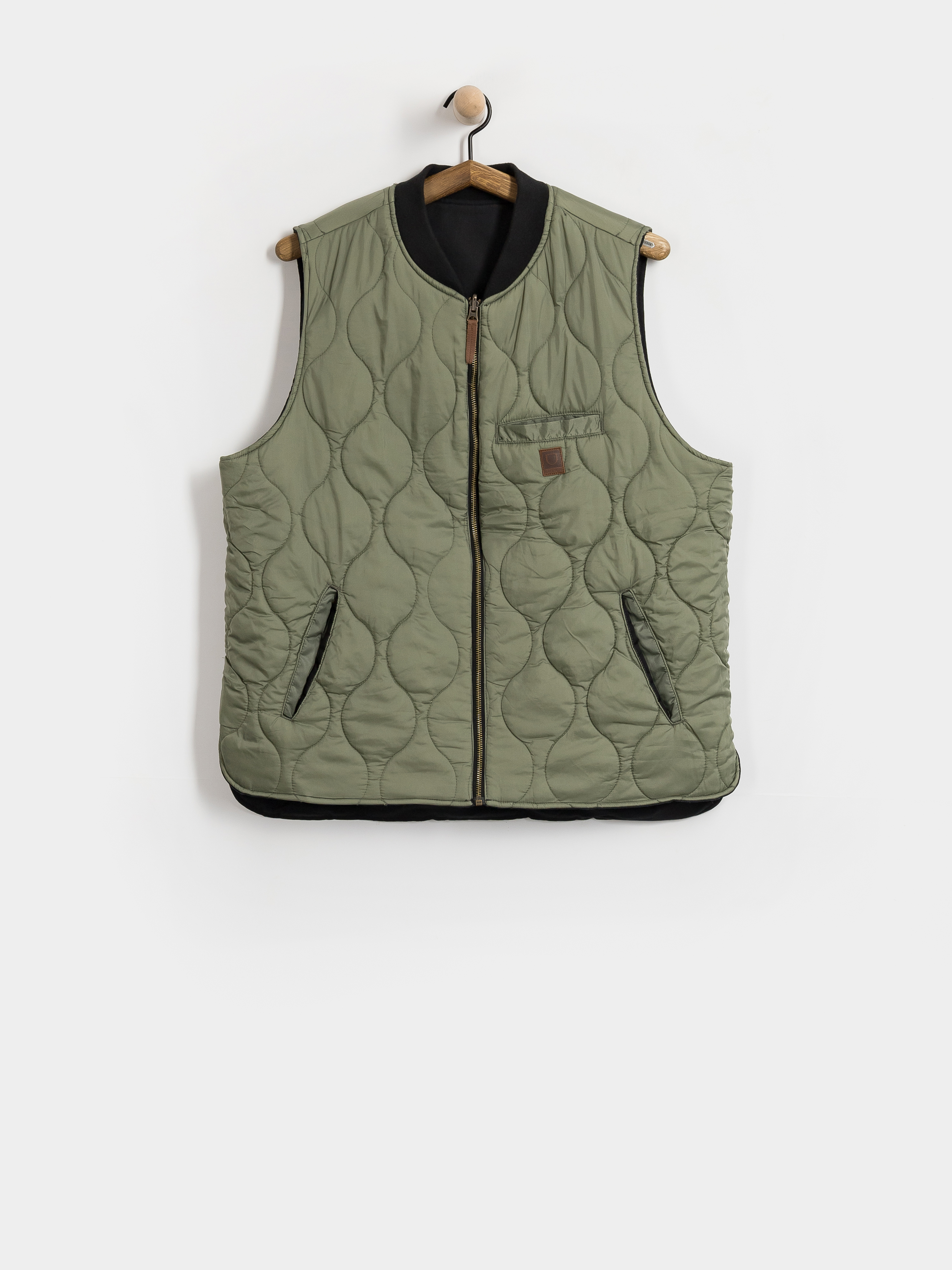 Brixton Weste Builders Abraham Rev (black/olive surplus)