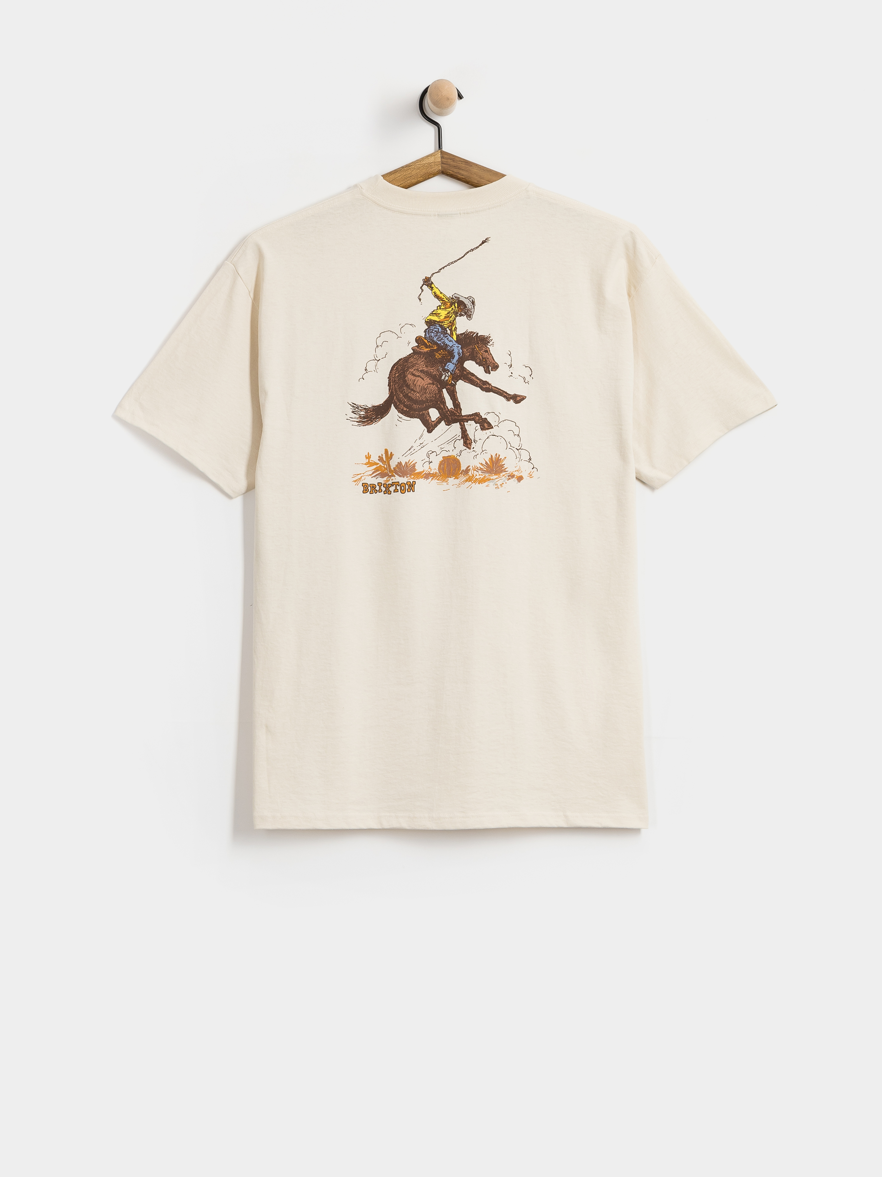 Brixton T-Shirt Stirrup Stnd (cream)