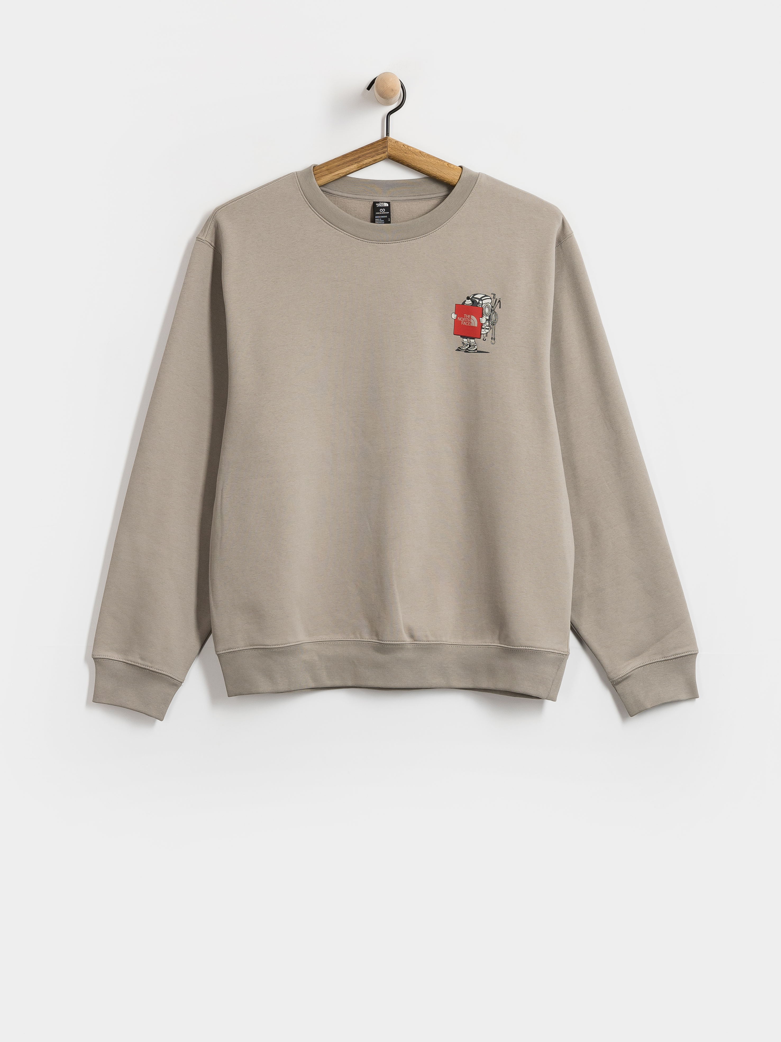 The North Face Sweatshirt Gear Up Get Out Relaxed (stone slab)