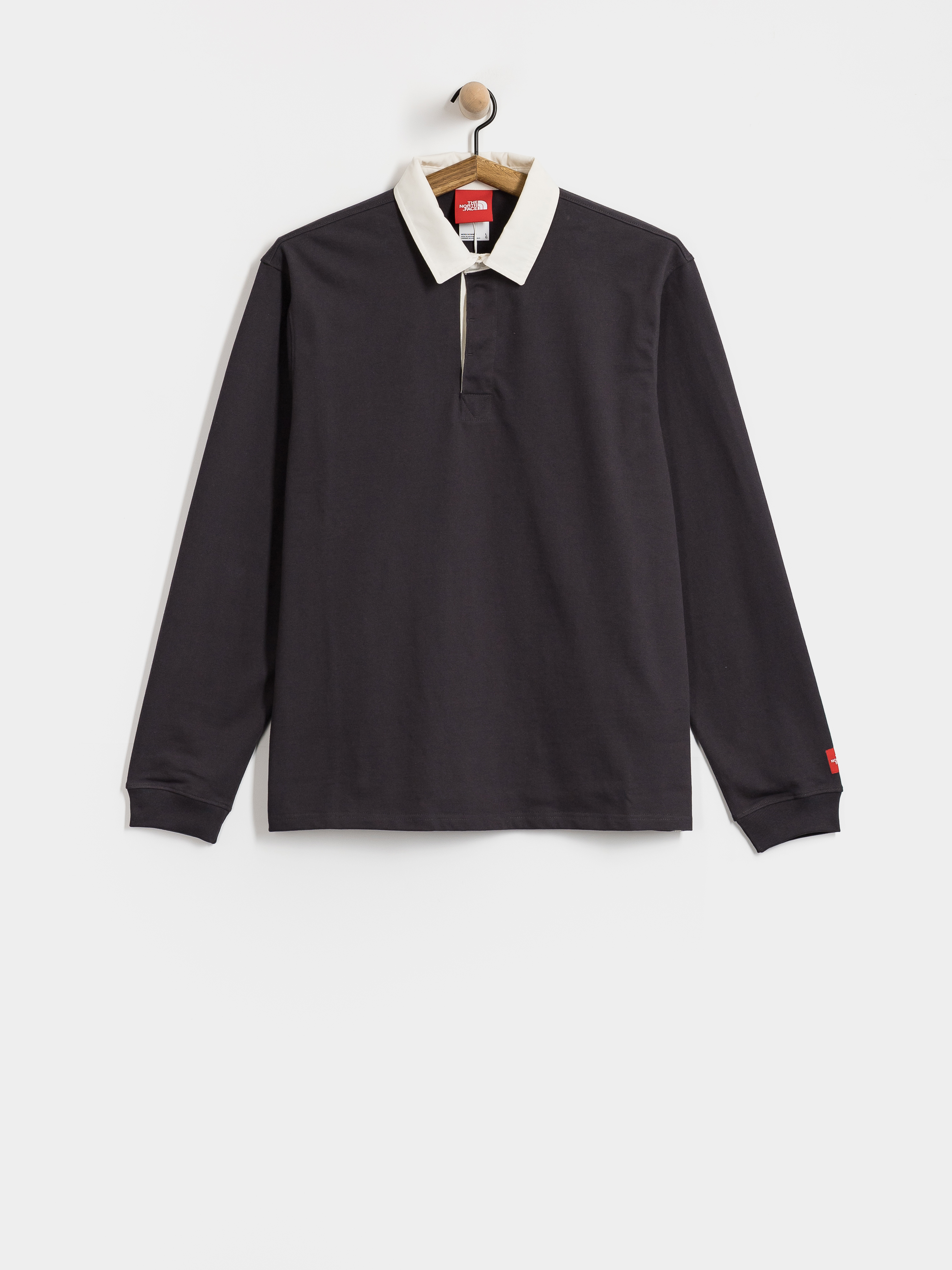 The North Face Longsleeve Red Box Rugby (obsidian)