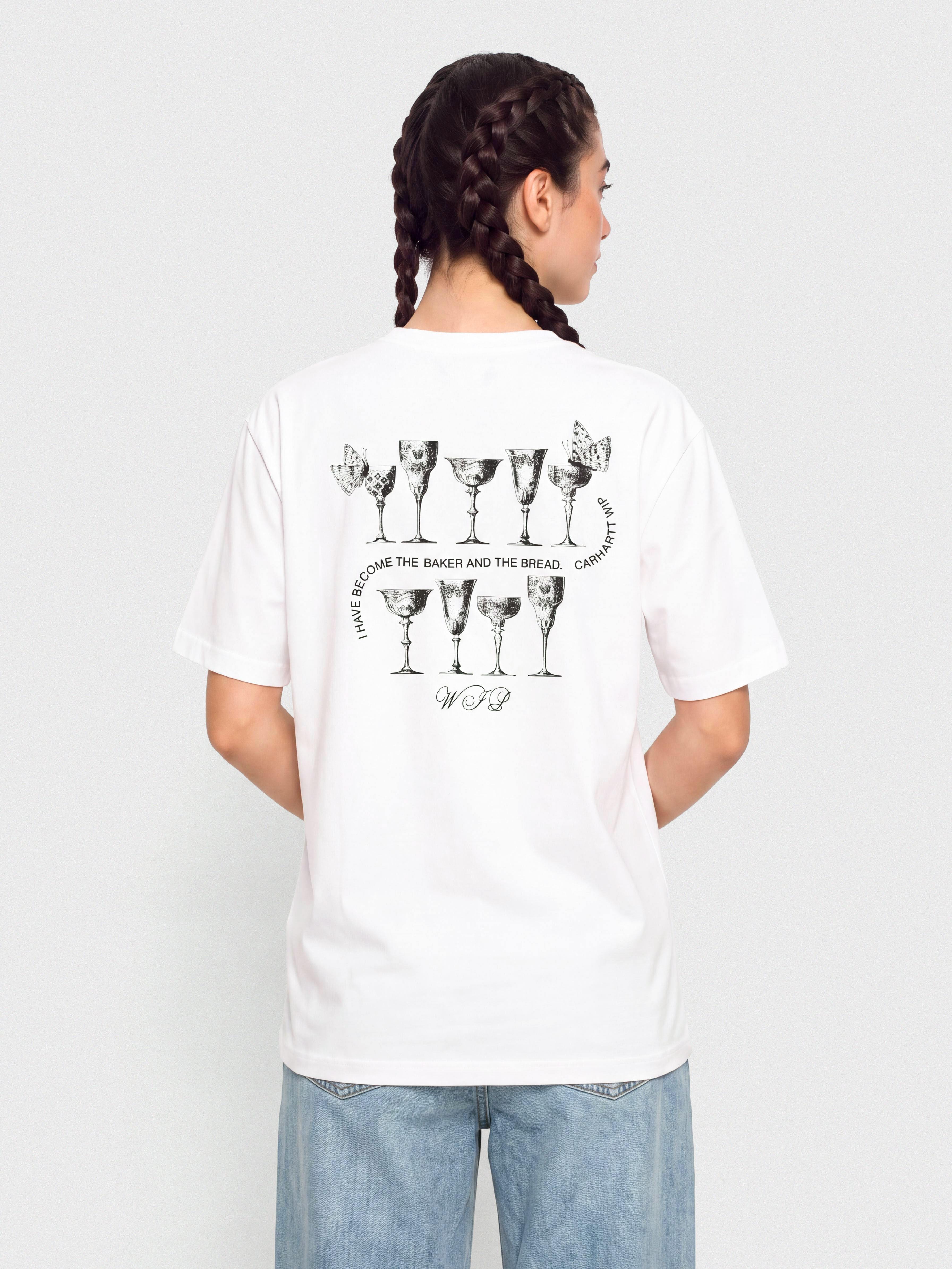 Carhartt WIP T-Shirt Silver Cups Wmn (white)
