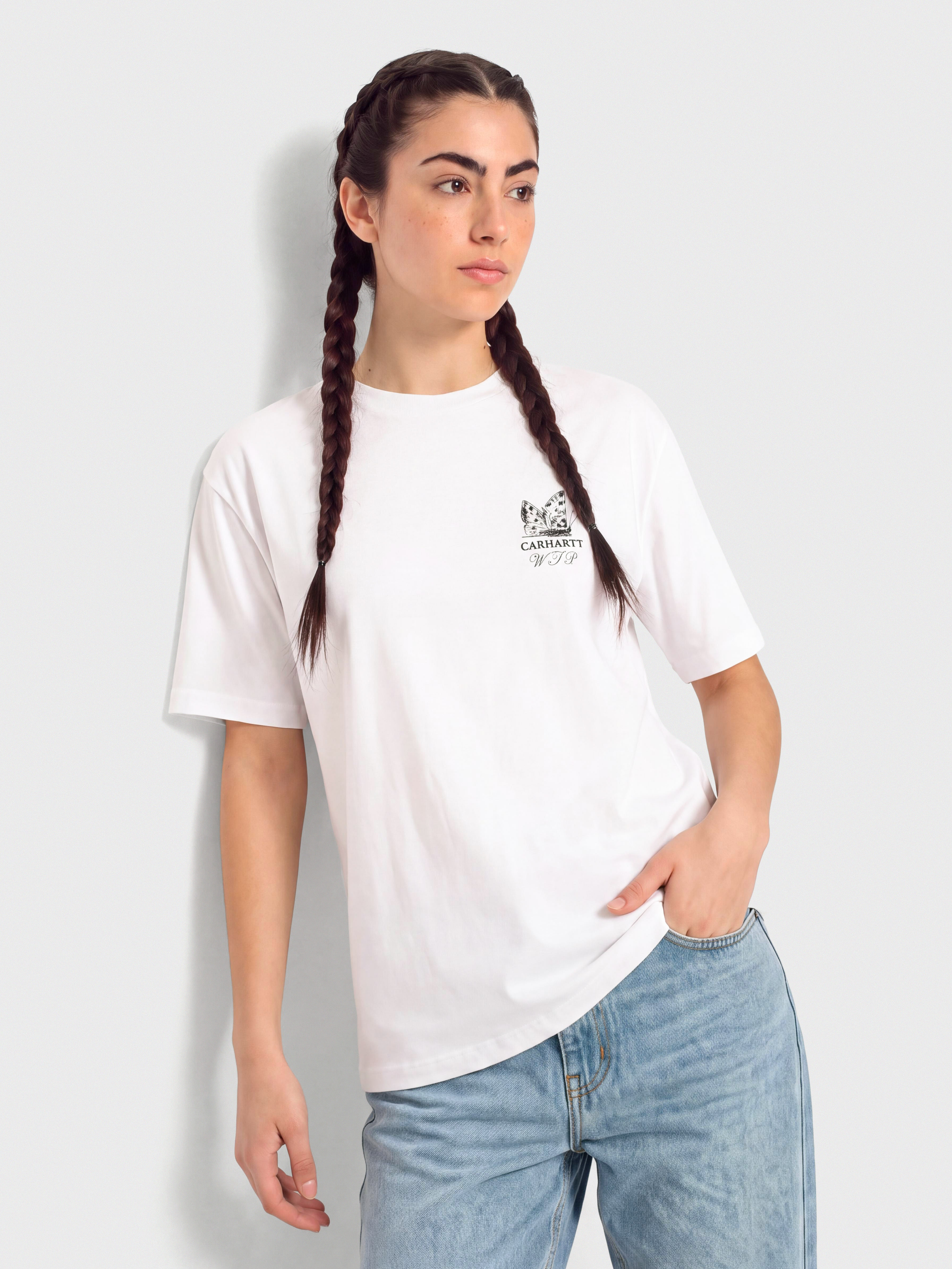Carhartt WIP T-Shirt Silver Cups Wmn (white)