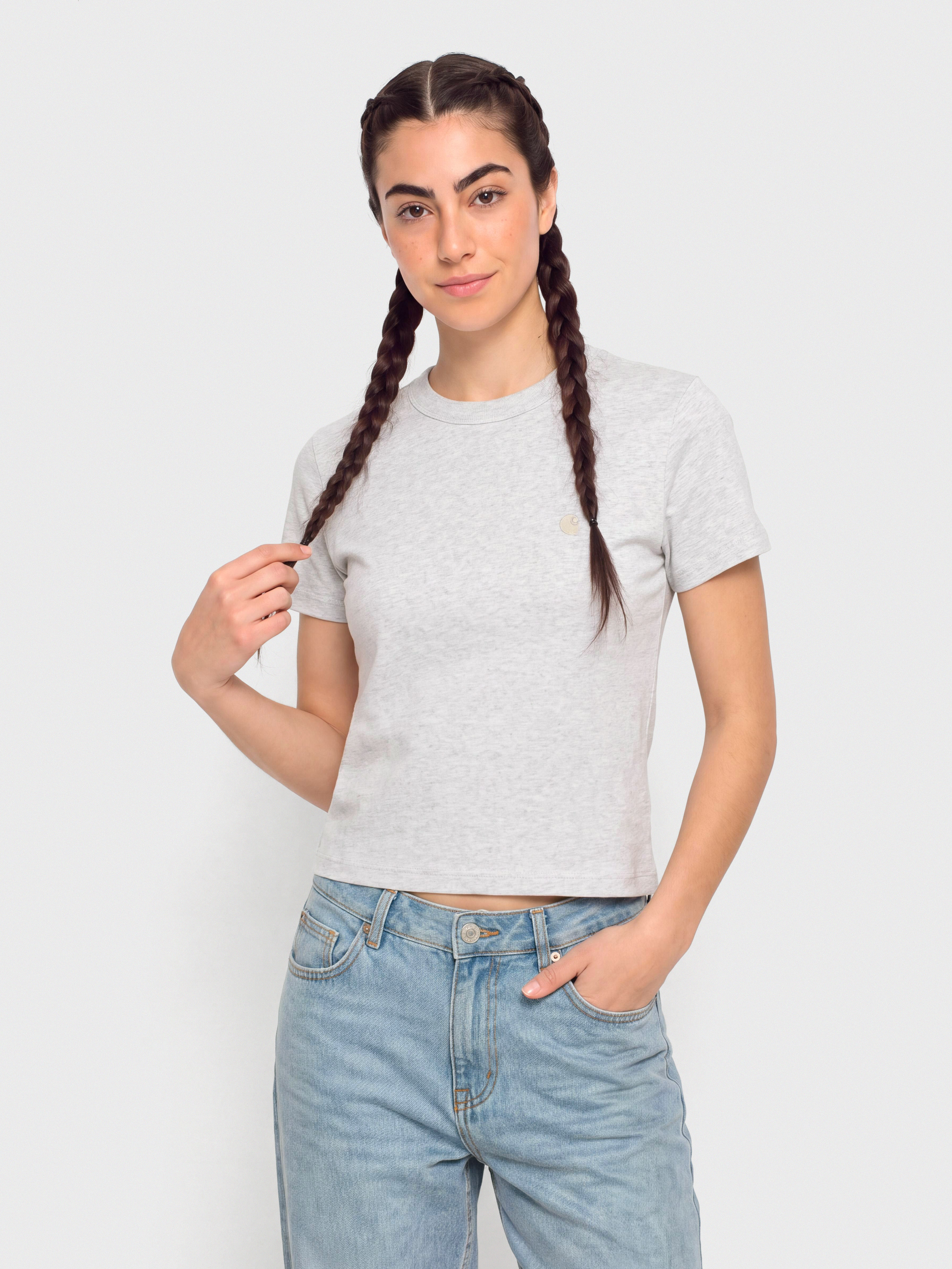Carhartt WIP T-Shirt Philipa Wmn (ash heather)