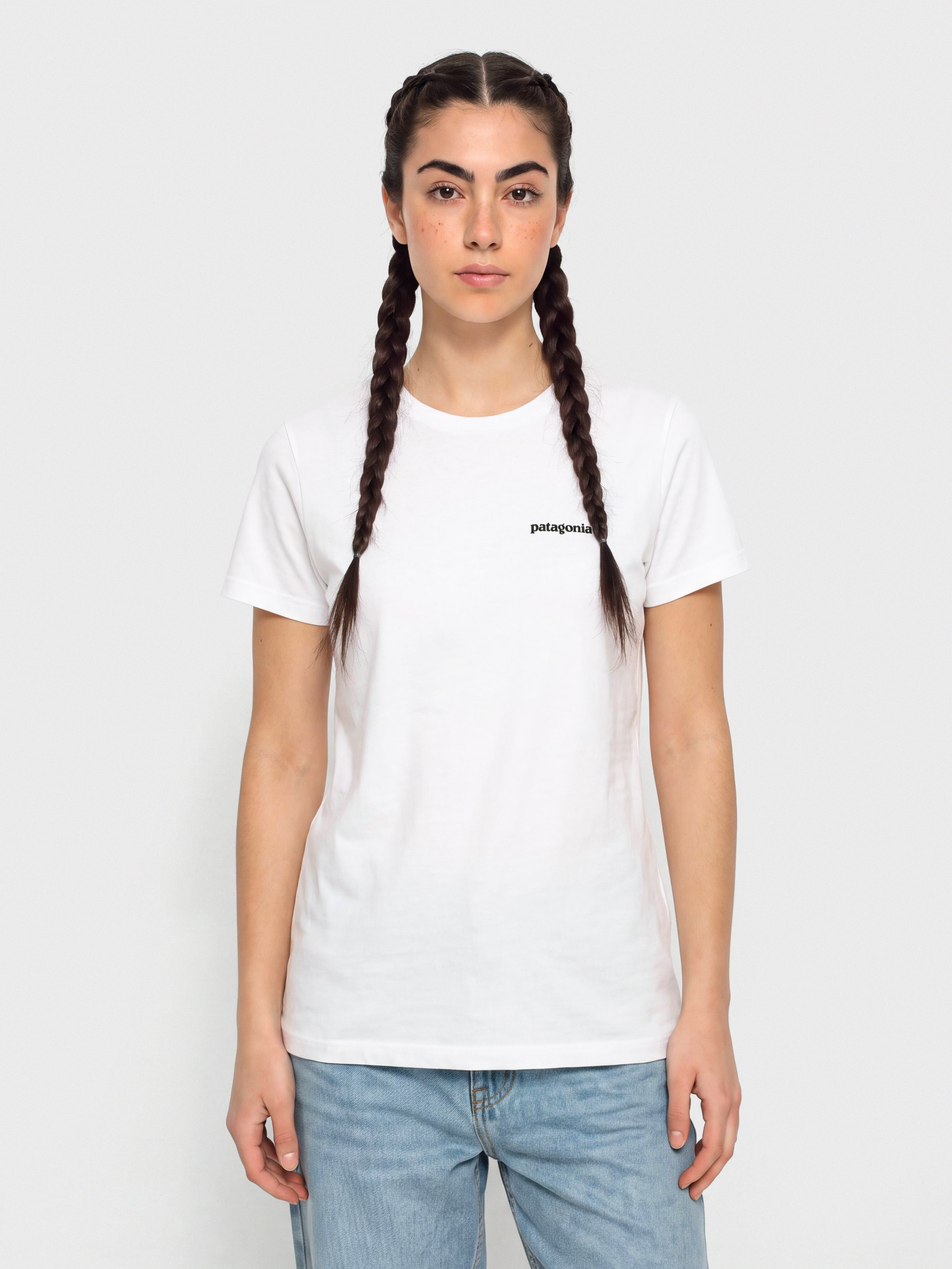 Patagonia P 6 Logo Responsibili Wmn T-Shirt (fiber white)