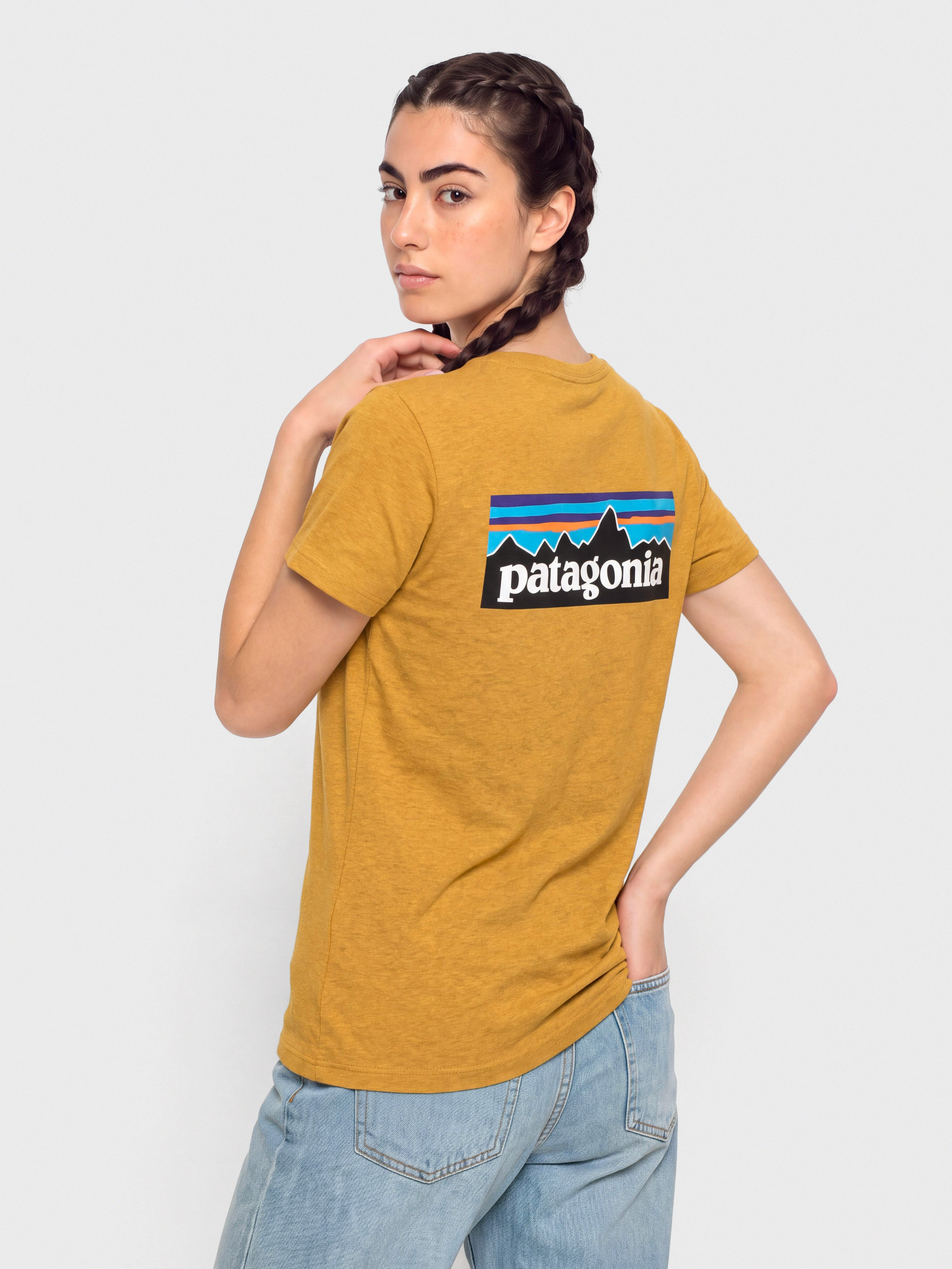 Patagonia P 6 Logo Responsibili Wmn T-Shirt (dried mango)
