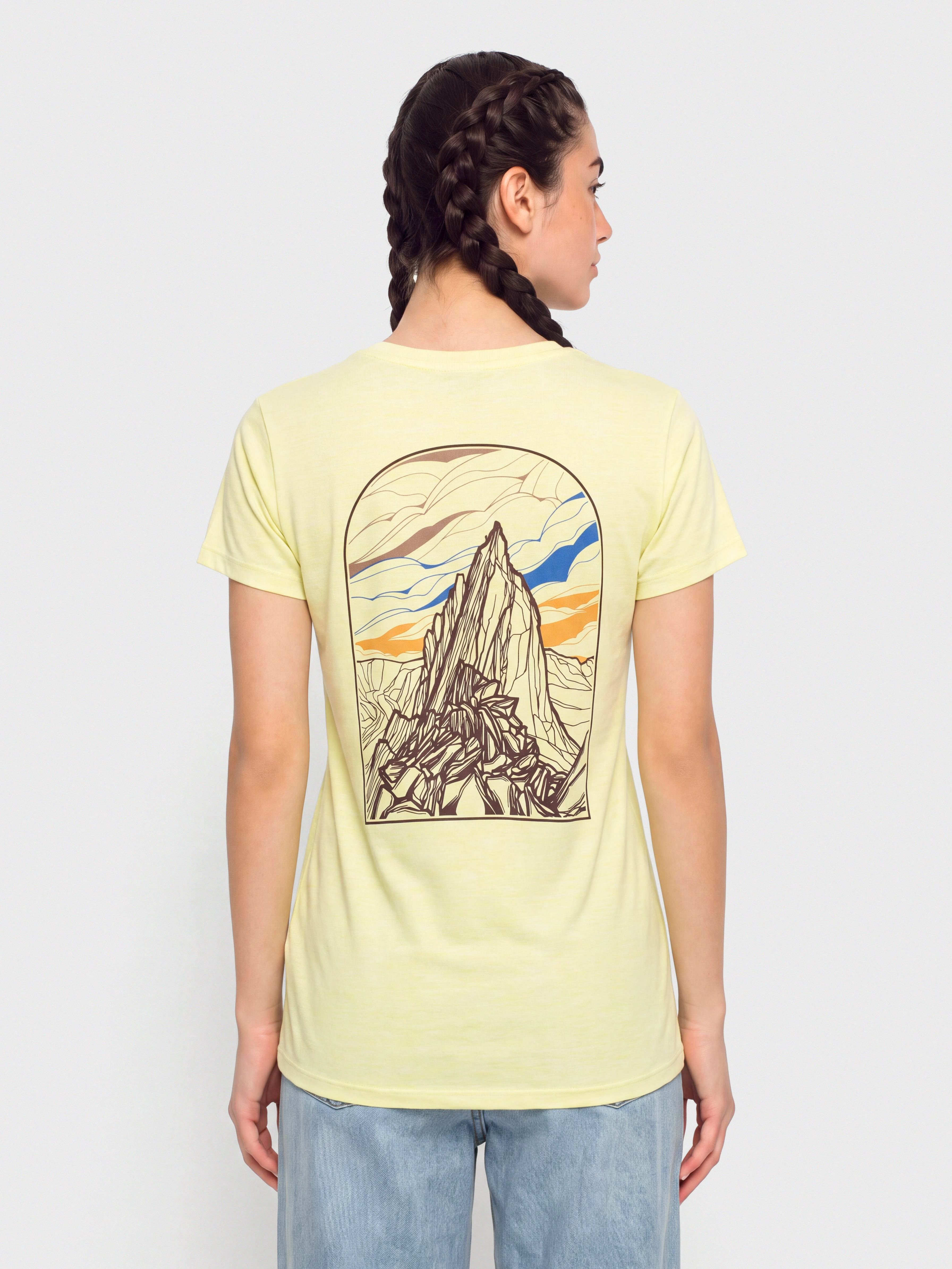 Patagonia Cap Cool Daily Cloud Crag T-shirt Wmn (vellum green)