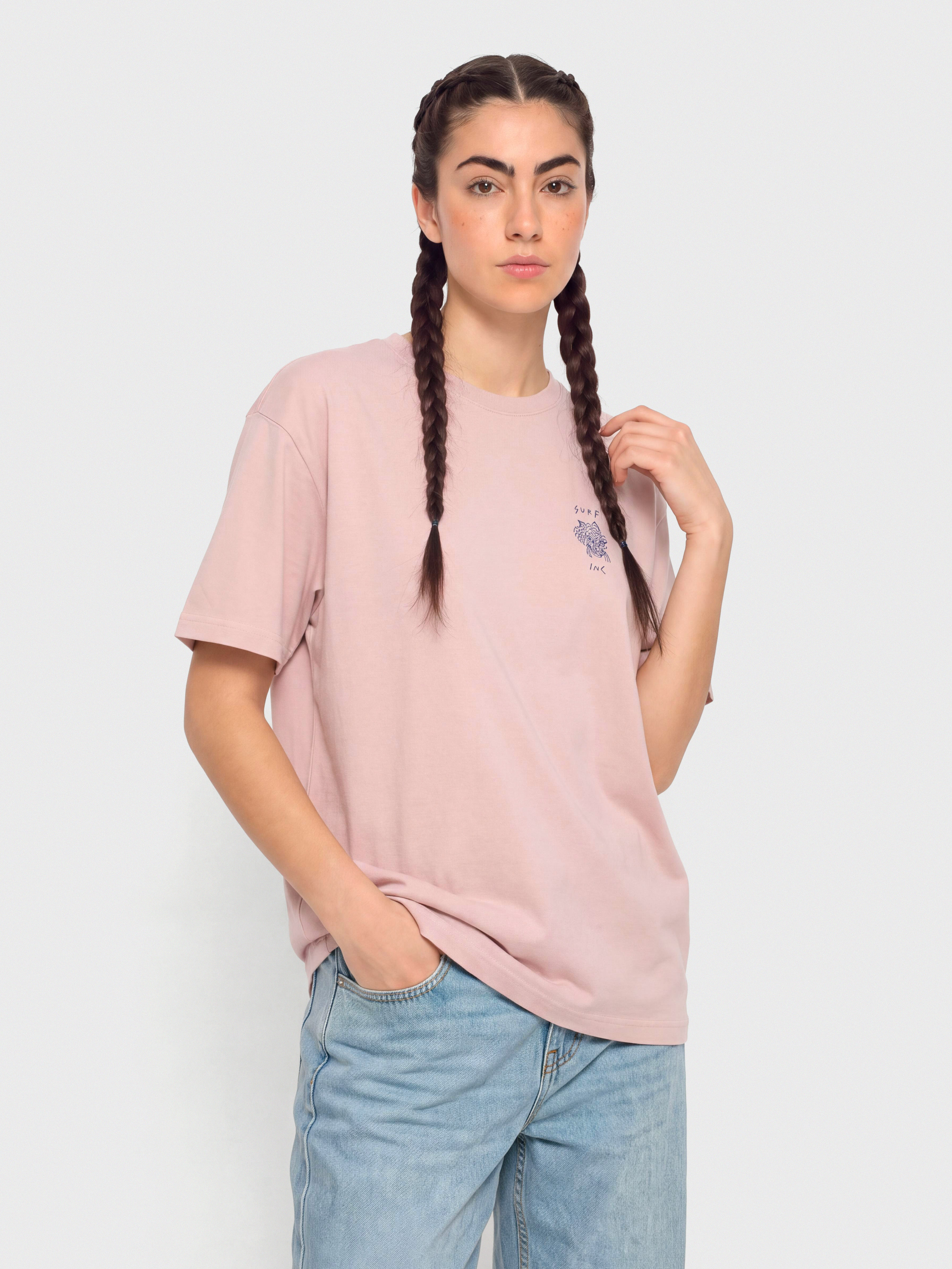 Surf Inc T-Shirt Wave Tiger (pink kush)
