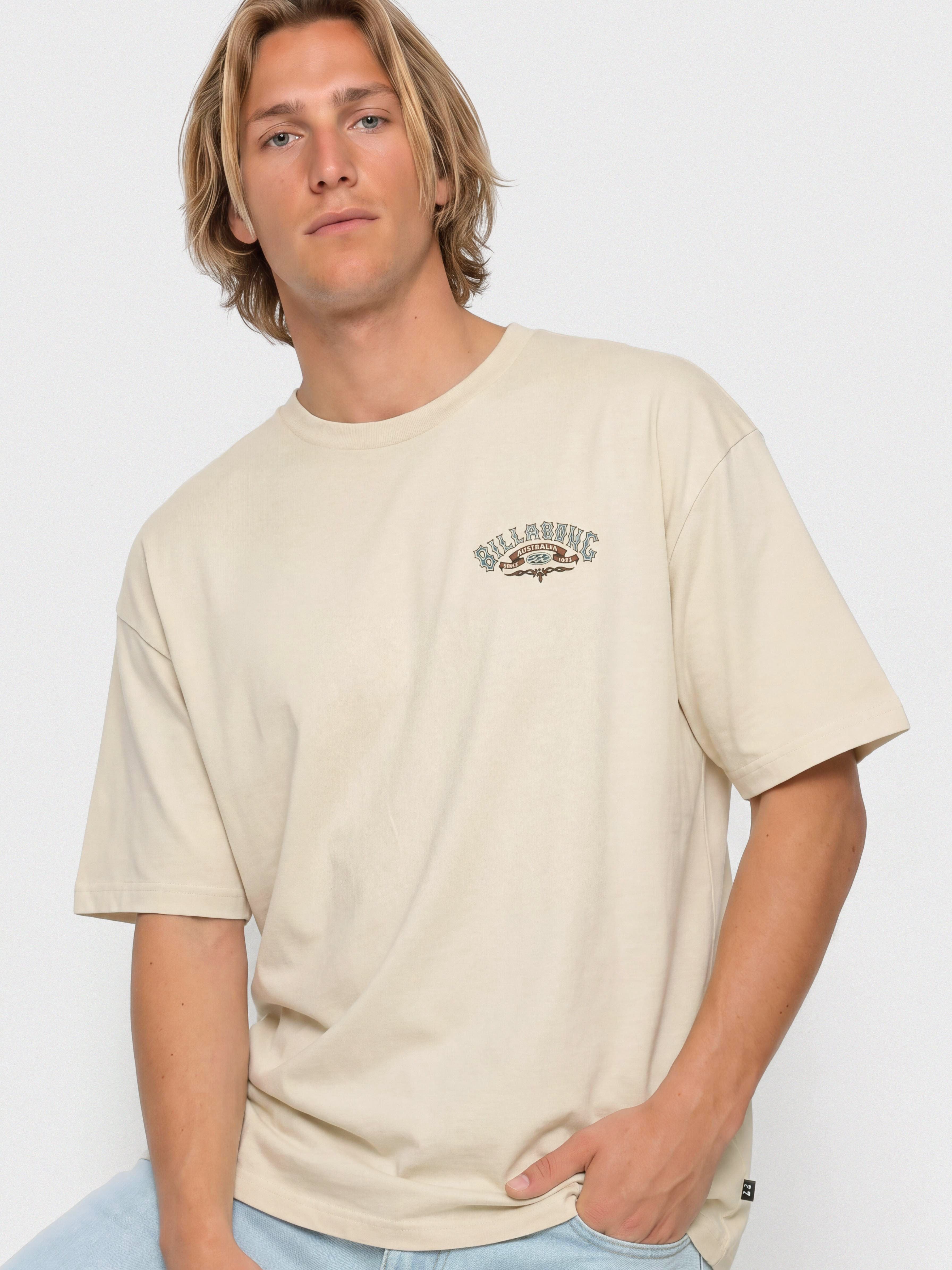 Billabong T-Shirt Heritage Og (oatmeal)