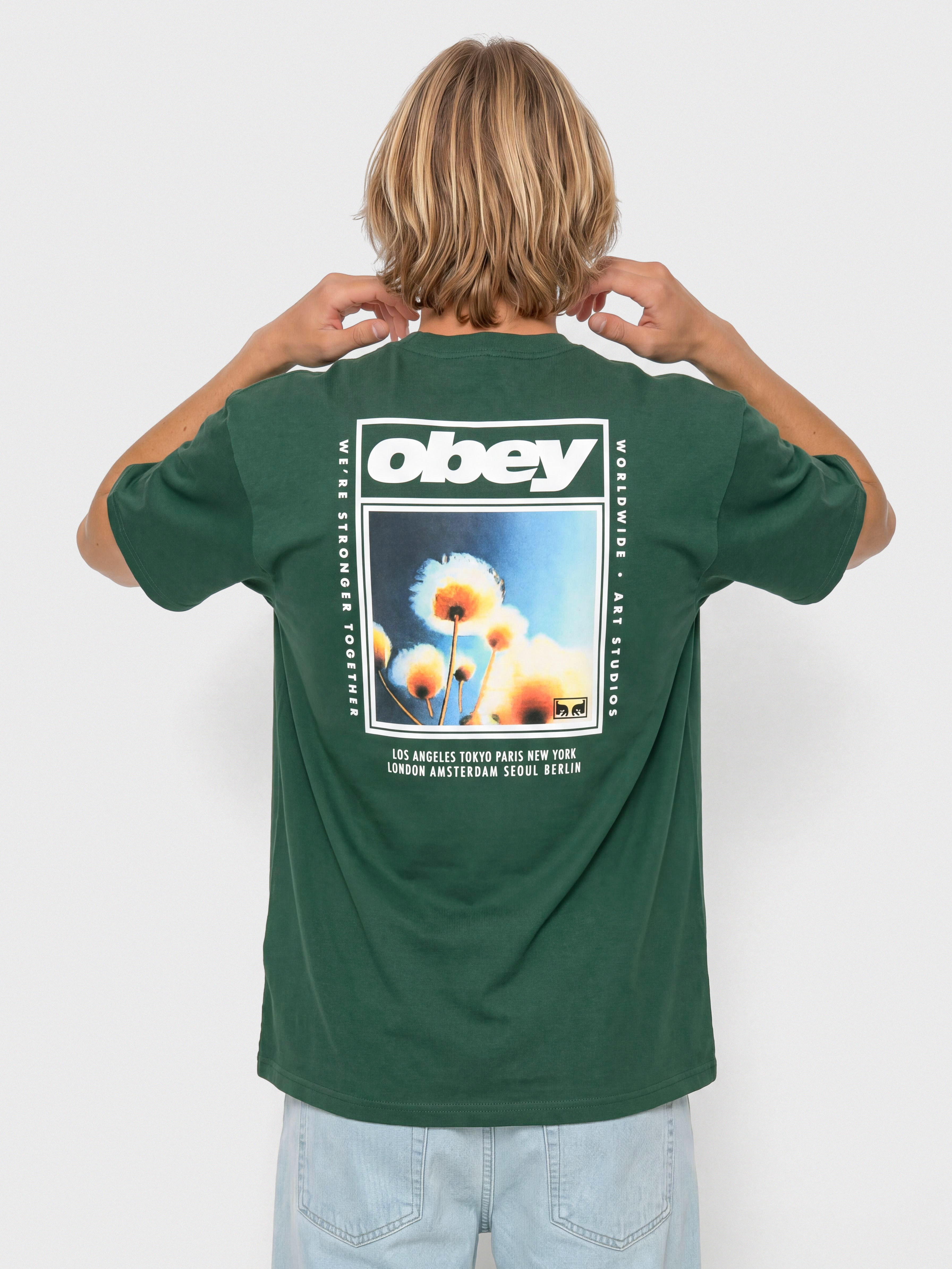 OBEY T-Shirt Stronger Together (rainforest)