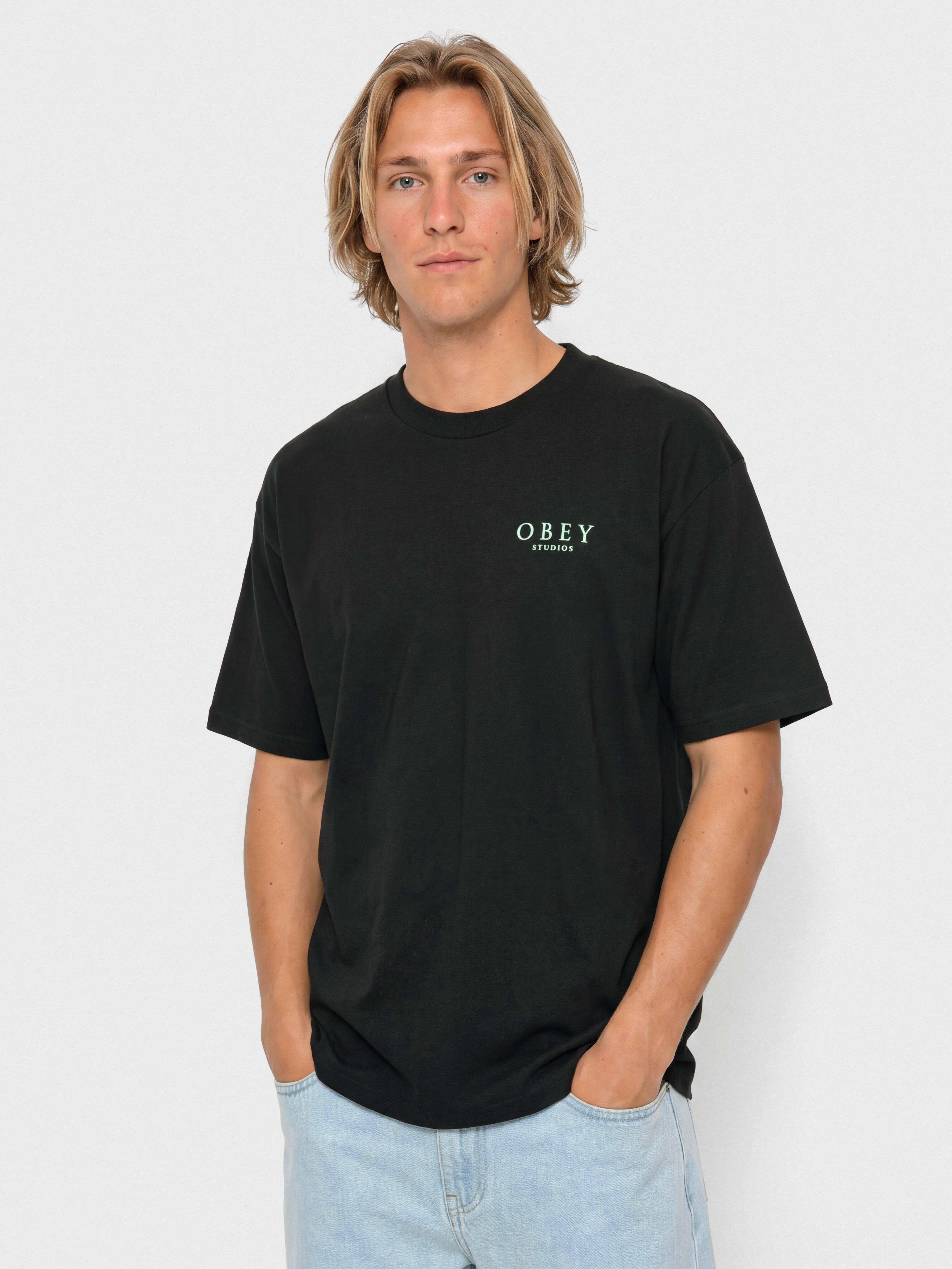 OBEY Flores Robus T-Shirt (black)