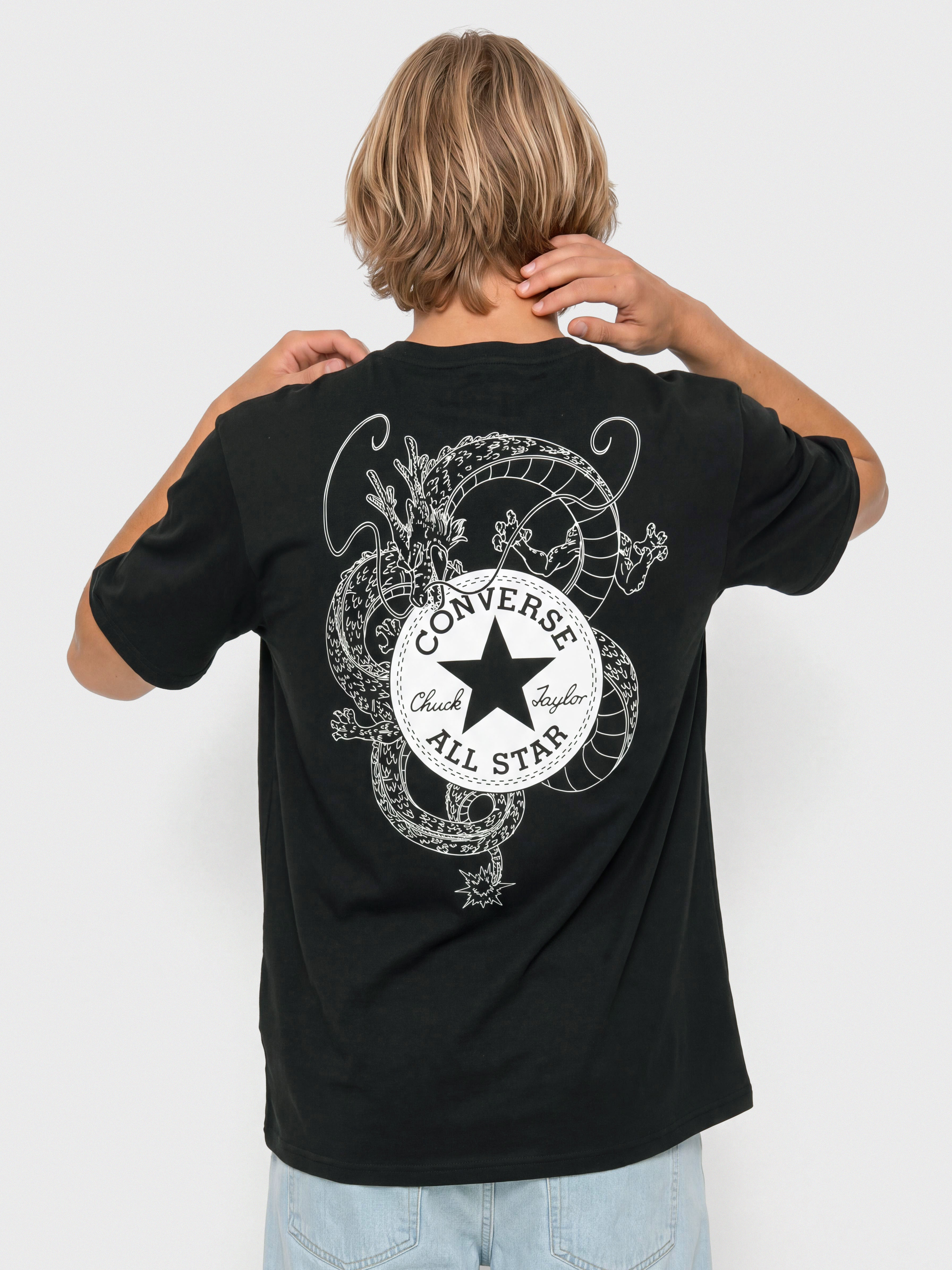 Converse X Dragon Ball Z Shenron Chuck T-Shirt (converse black)