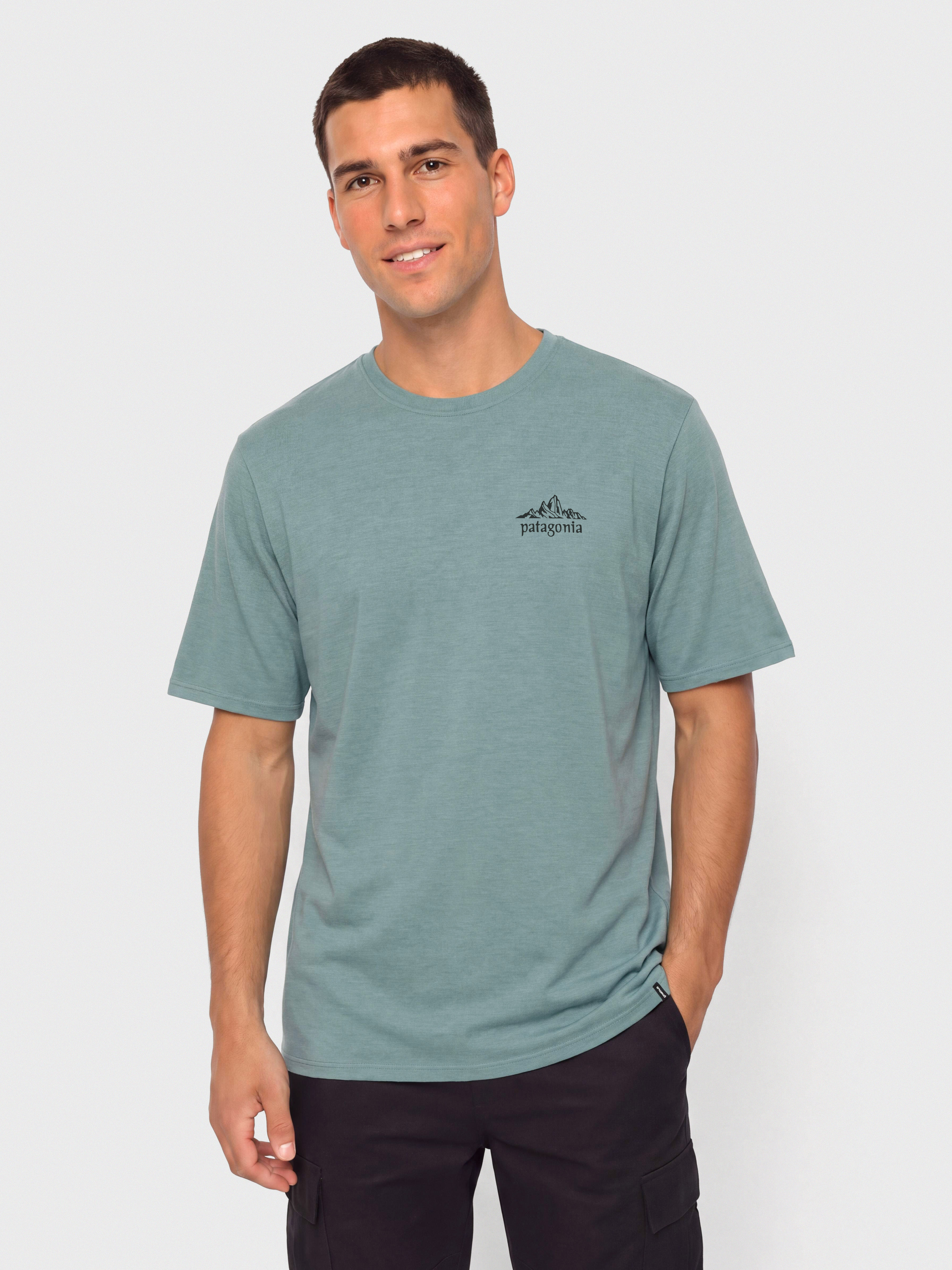 Patagonia Cap Cool Daily Cloud Crag T-Shirt (blue sage light blue sage x dye)