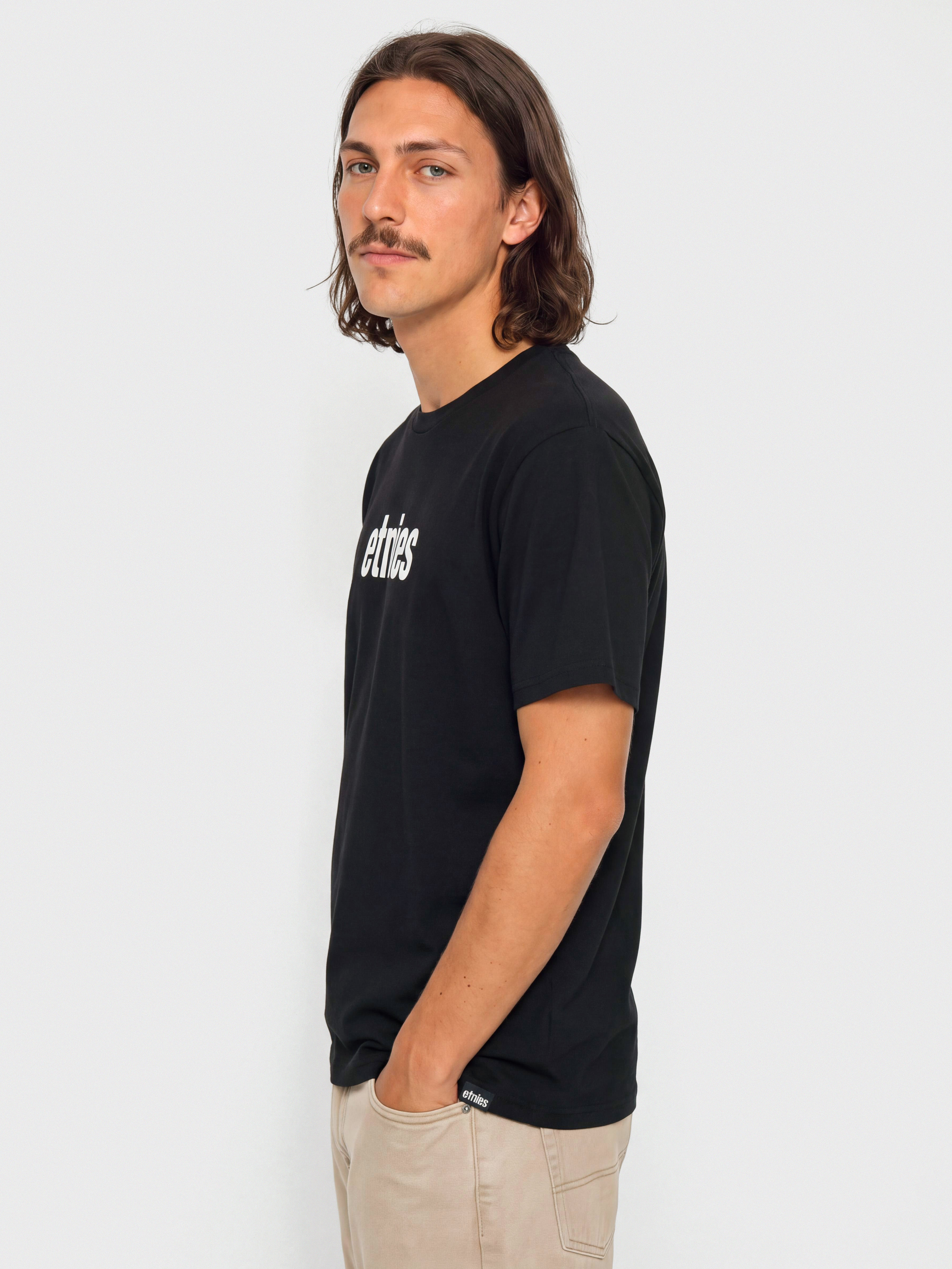 Etnies Wordmark T-Shirt (black/white)