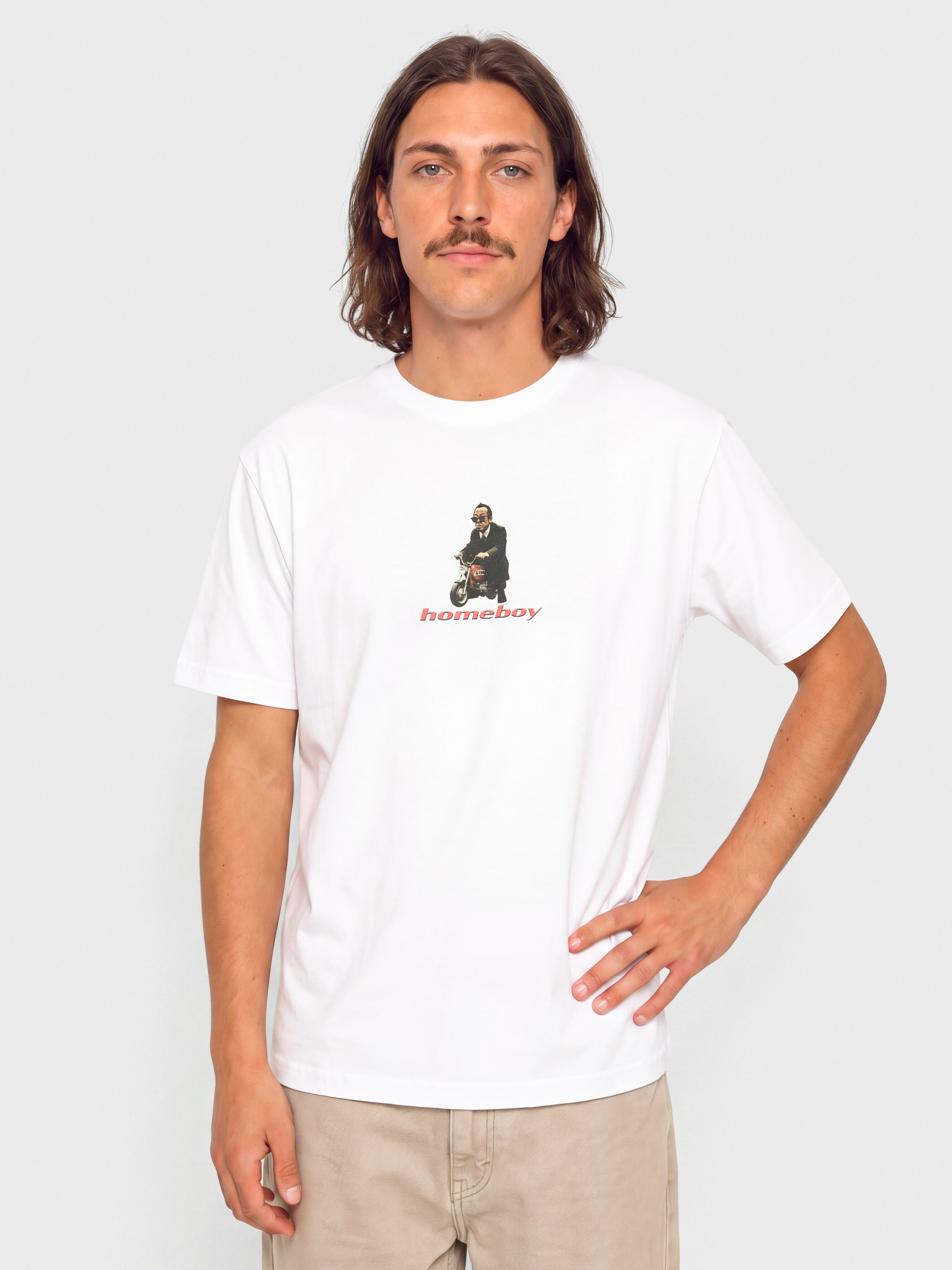 Homeboy T-Shirt Moped (white)