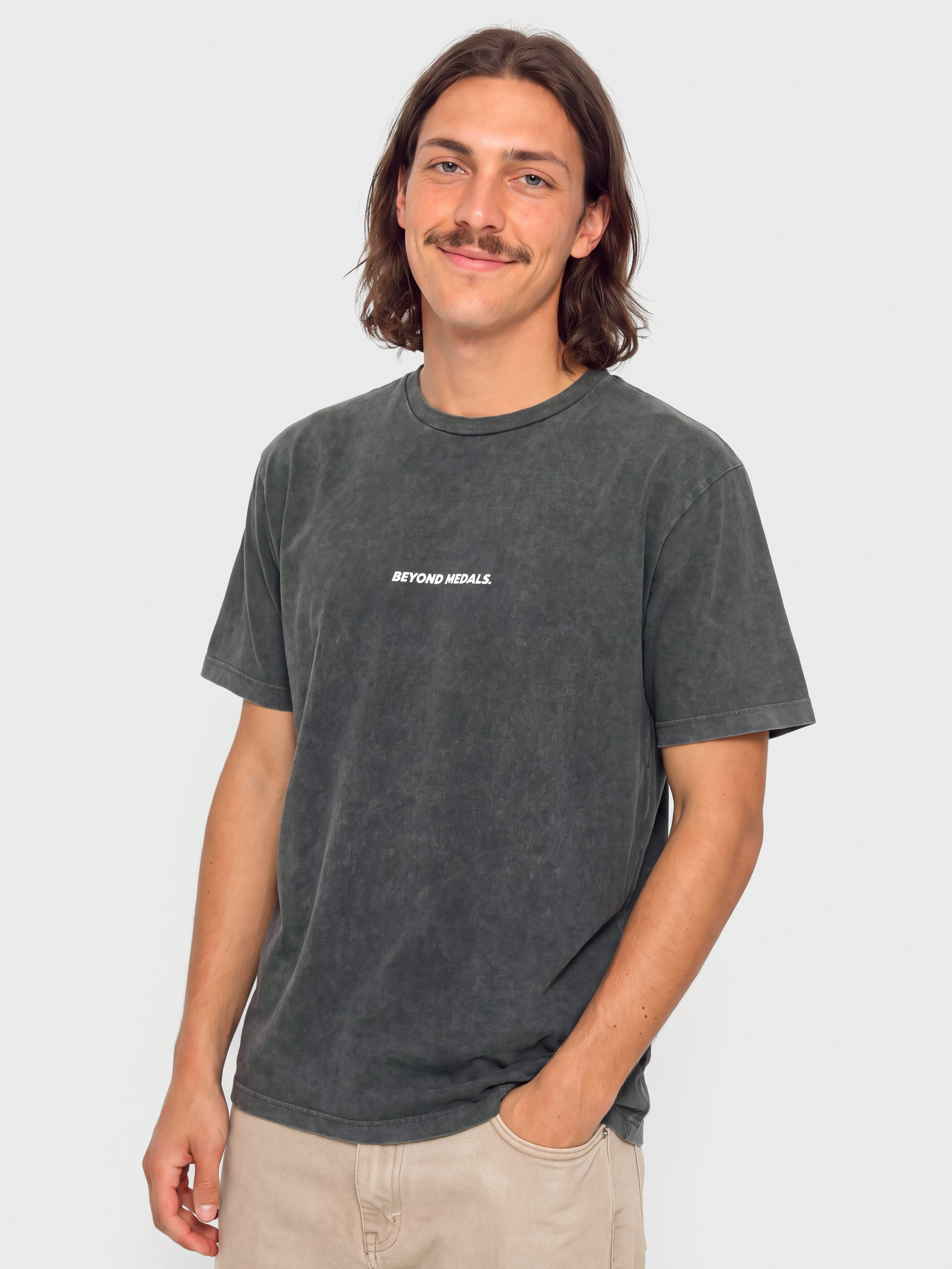 Beyond Medals T-Shirt Distressed Logo (black)