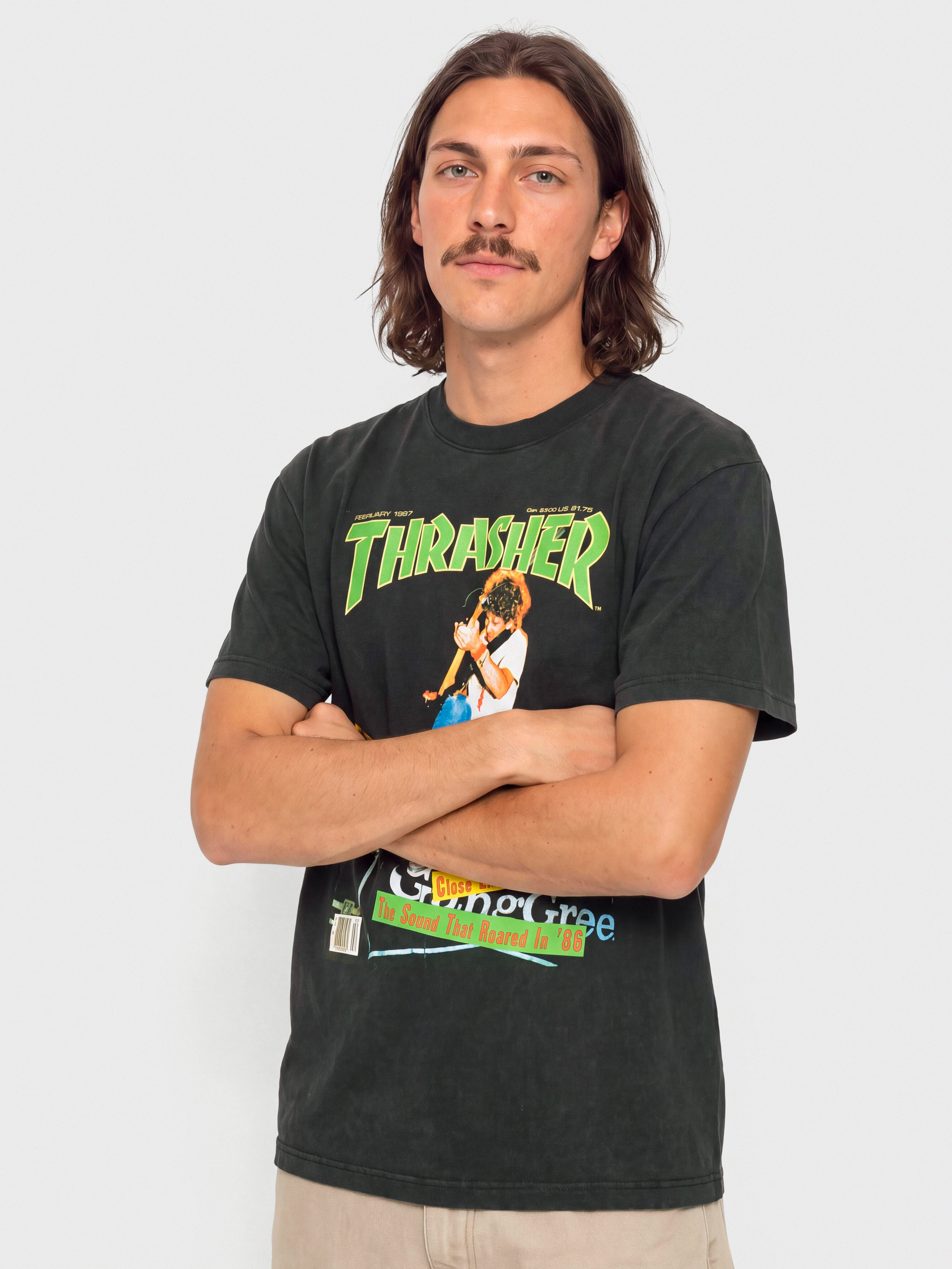 Thrasher February 1987 T-Shirt (vintage black)