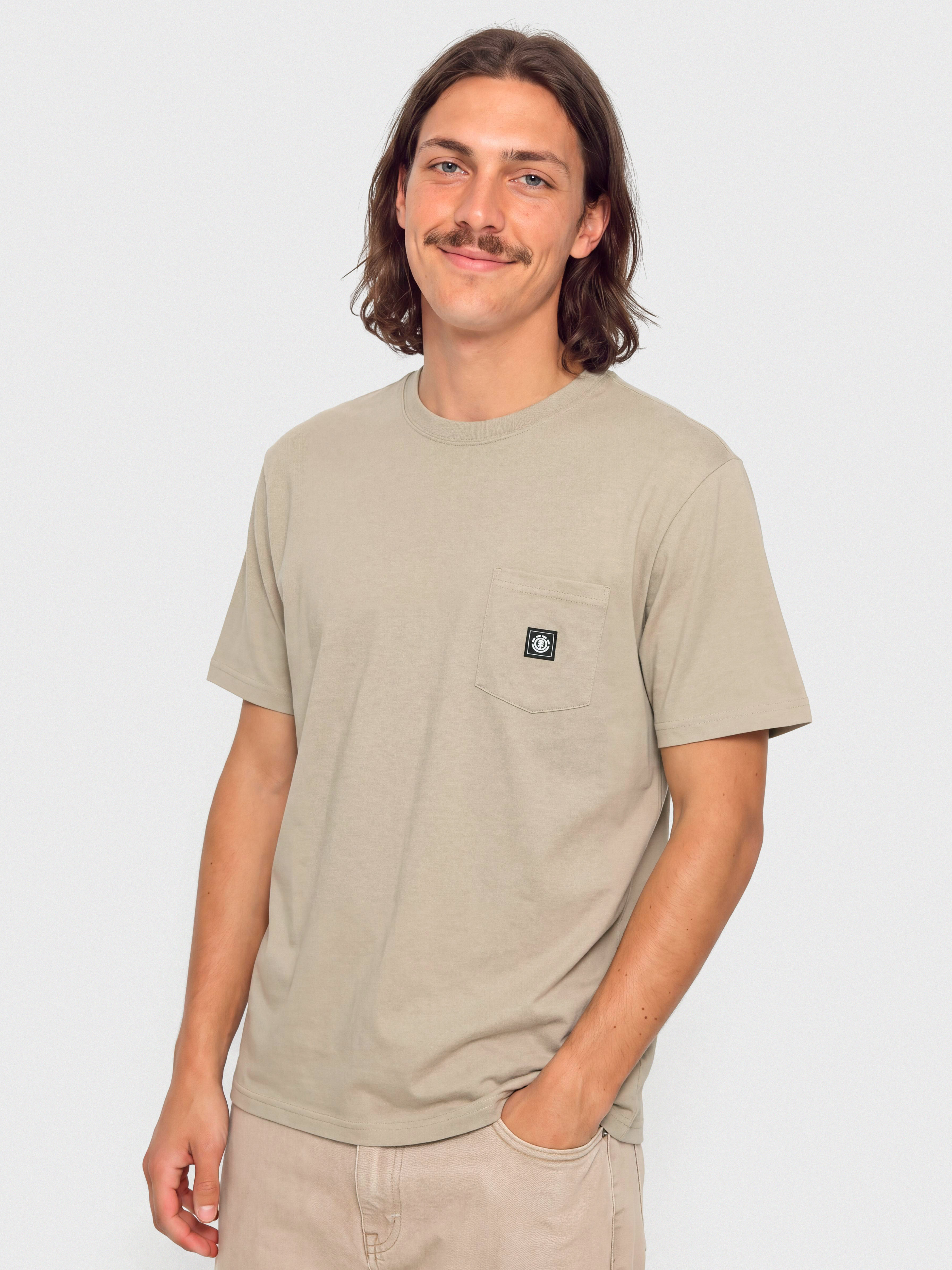 Element Icon Label Pocket T-Shirt (aluminum)
