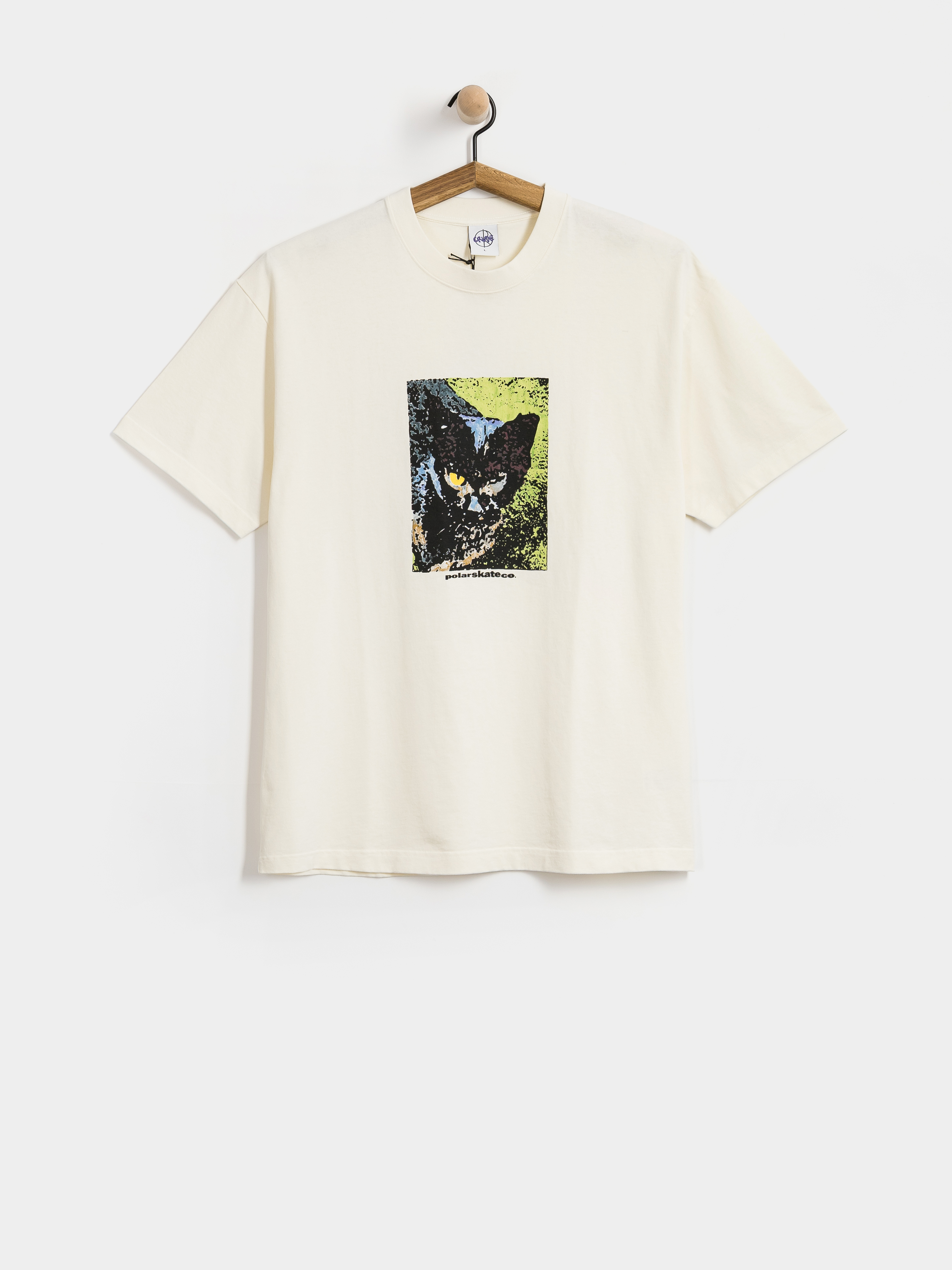 Polar Skate Cat T-Shirt (ivory)