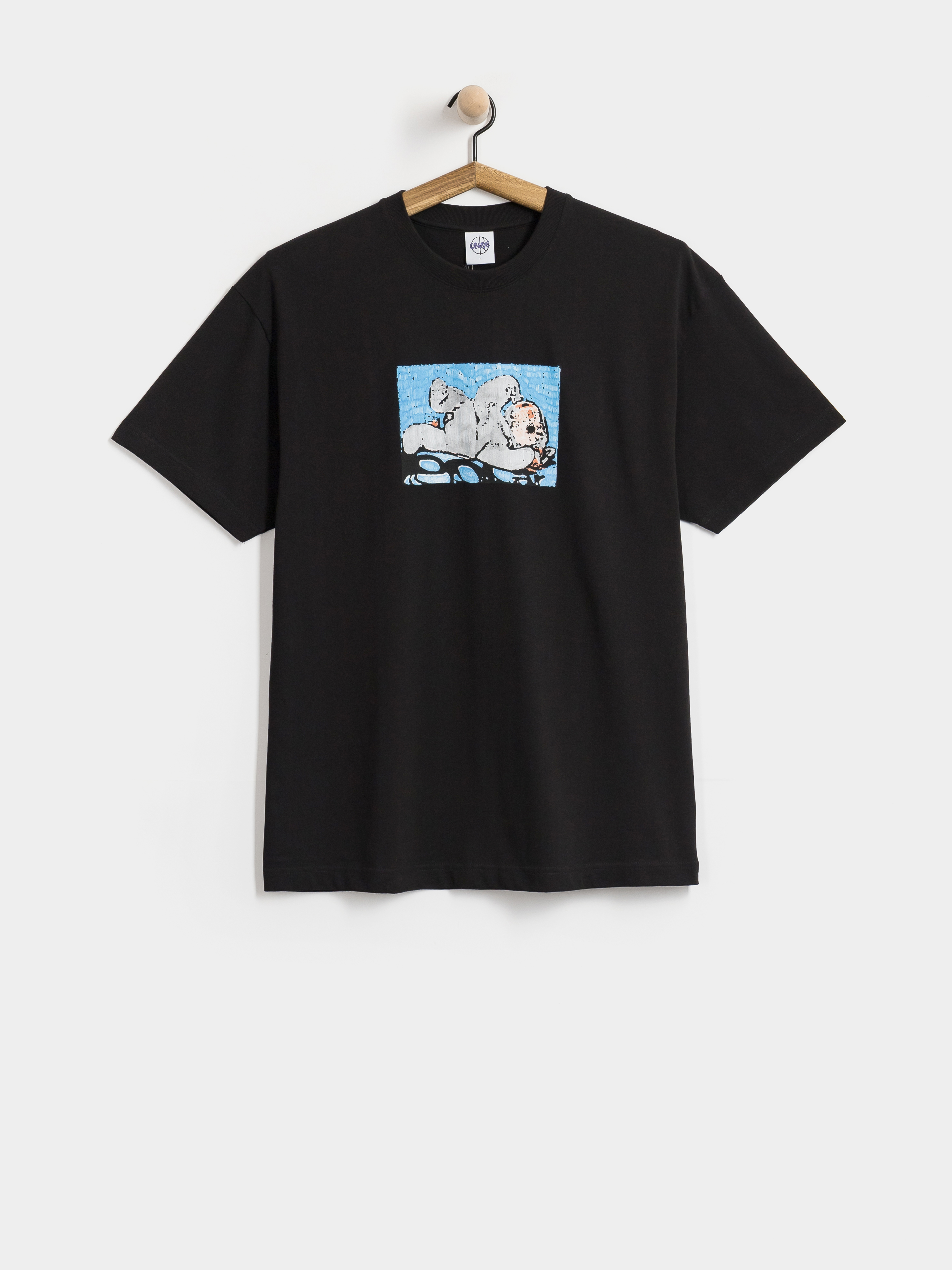 Polar Skate Lazy Bunny T-Shirt (black)