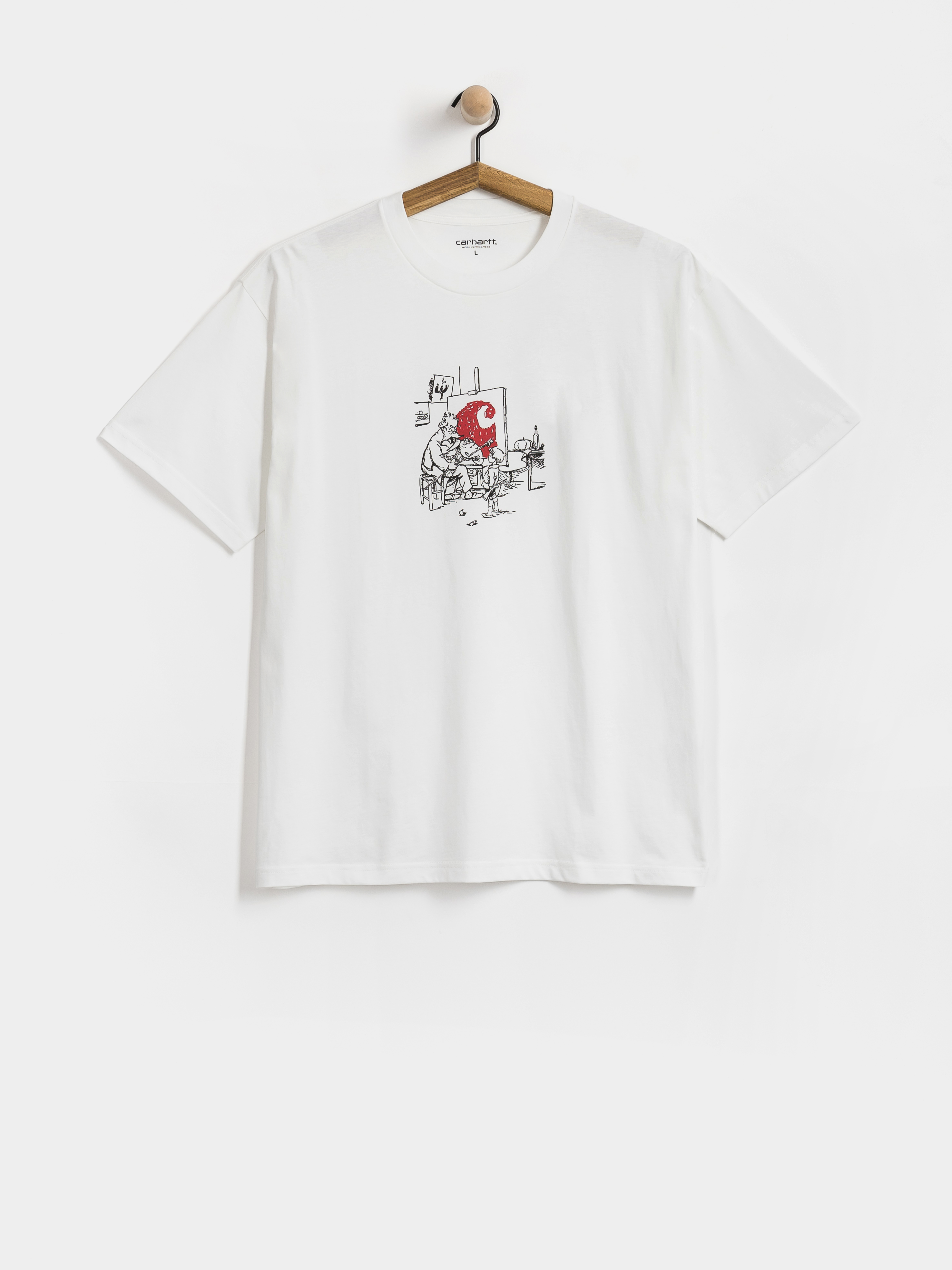 Carhartt WIP T-Shirt Old Painter (white)