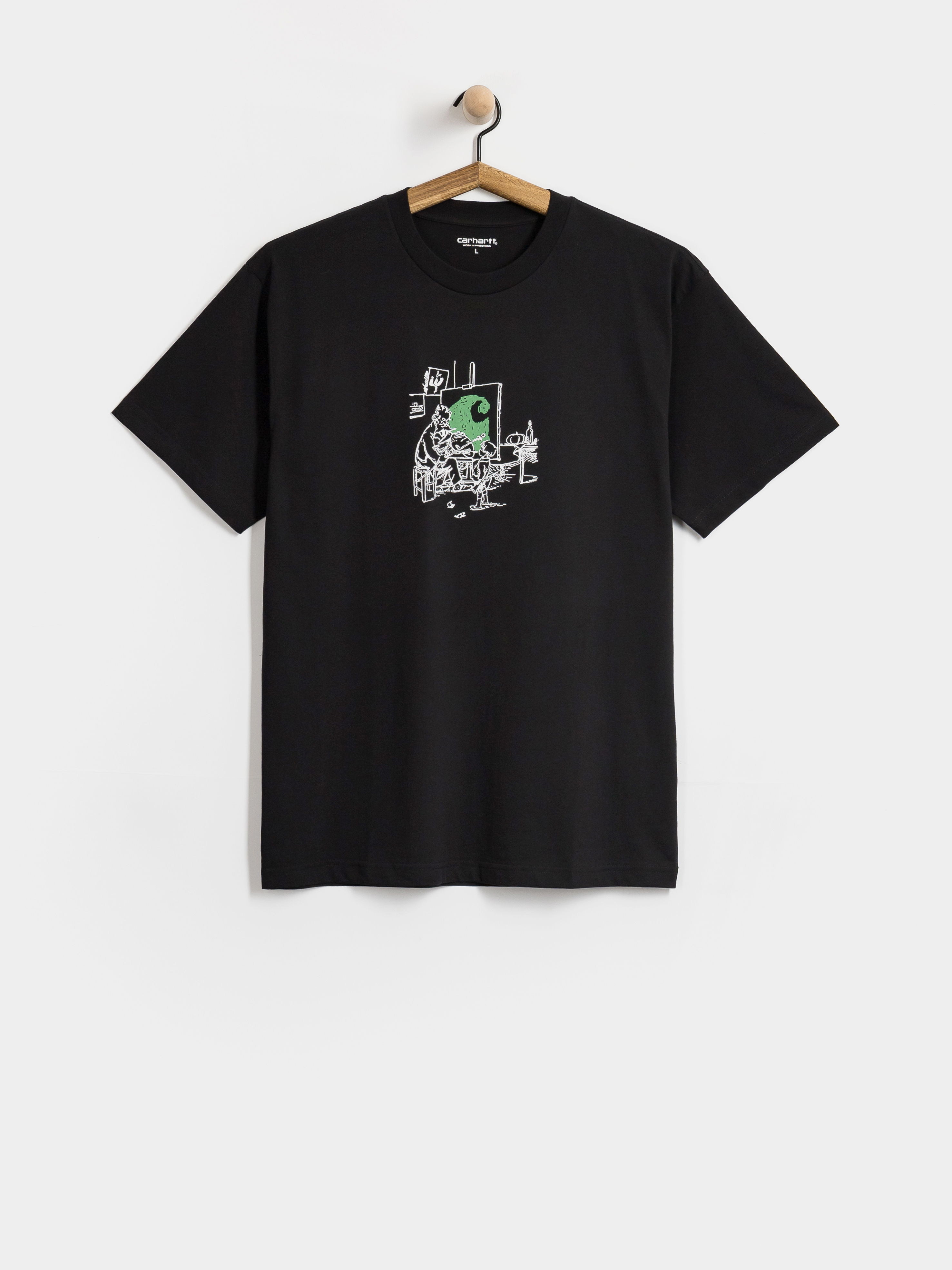 Carhartt WIP T-Shirt Old Painter (black)