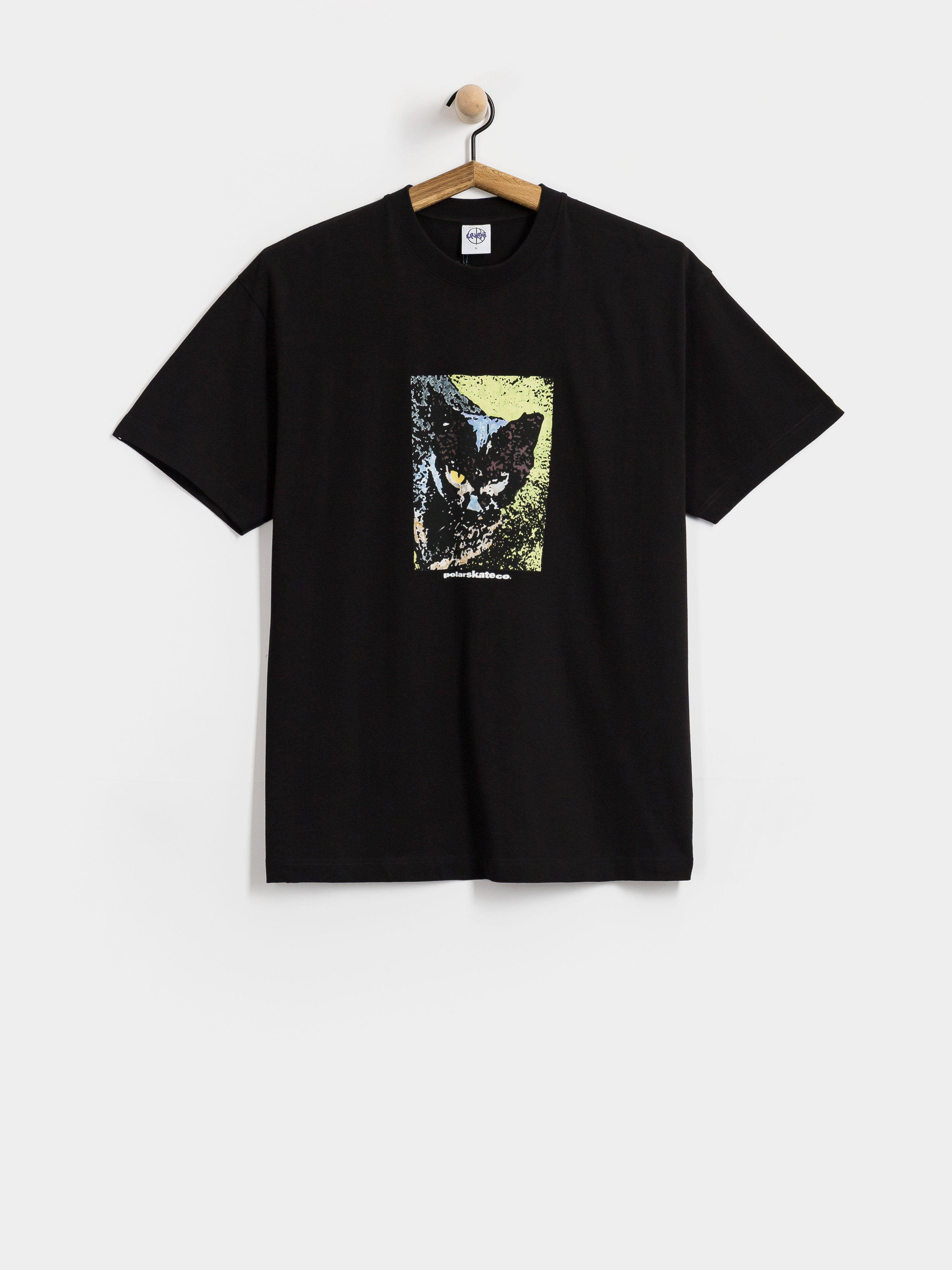 Polar Skate Cat T-Shirt (black)