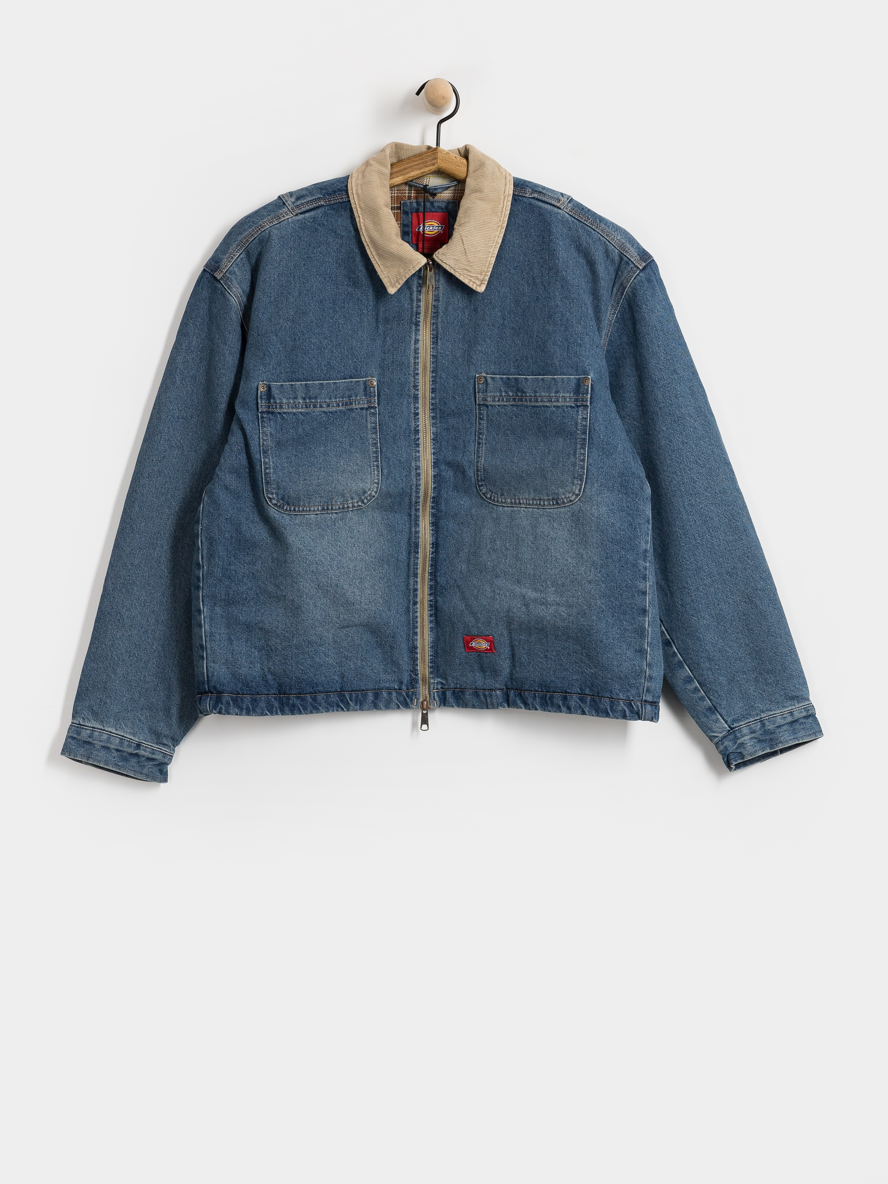 Dickies Taylor Denim Jacket (mid blue fade wash)
