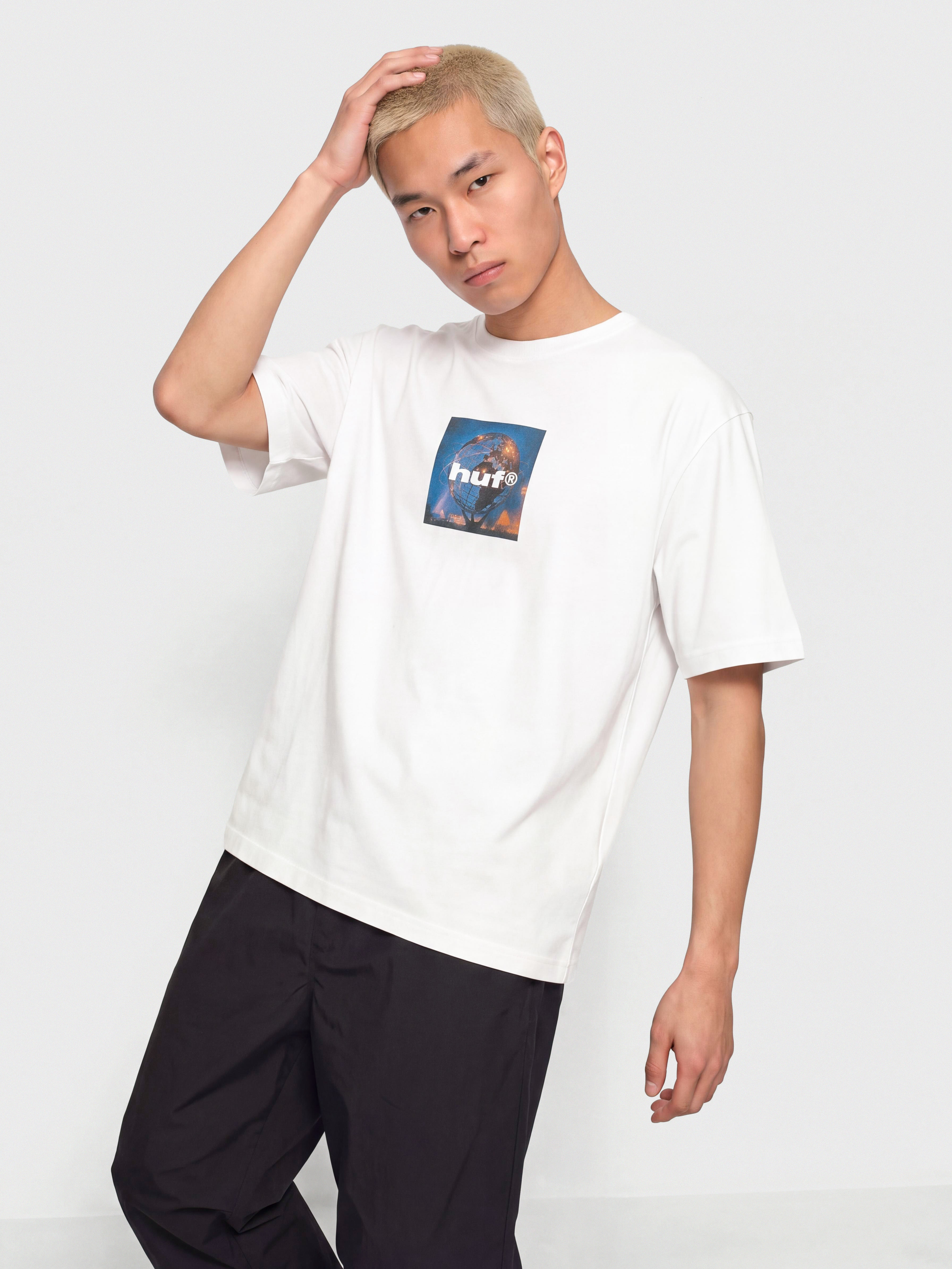 HUF T-Shirt Unisphere (white)