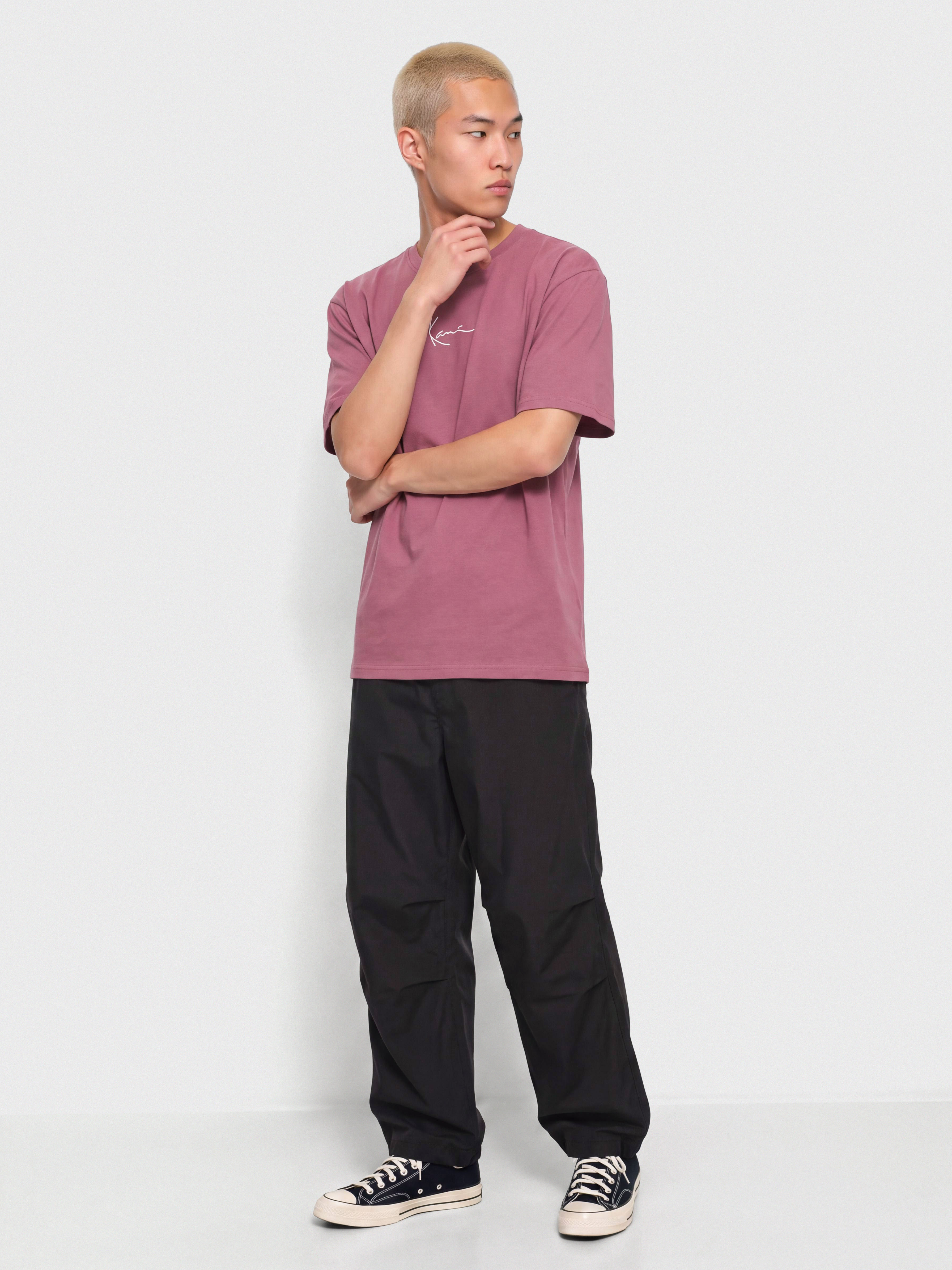 Karl Kani T-Shirt Small Signature Essential (berry)