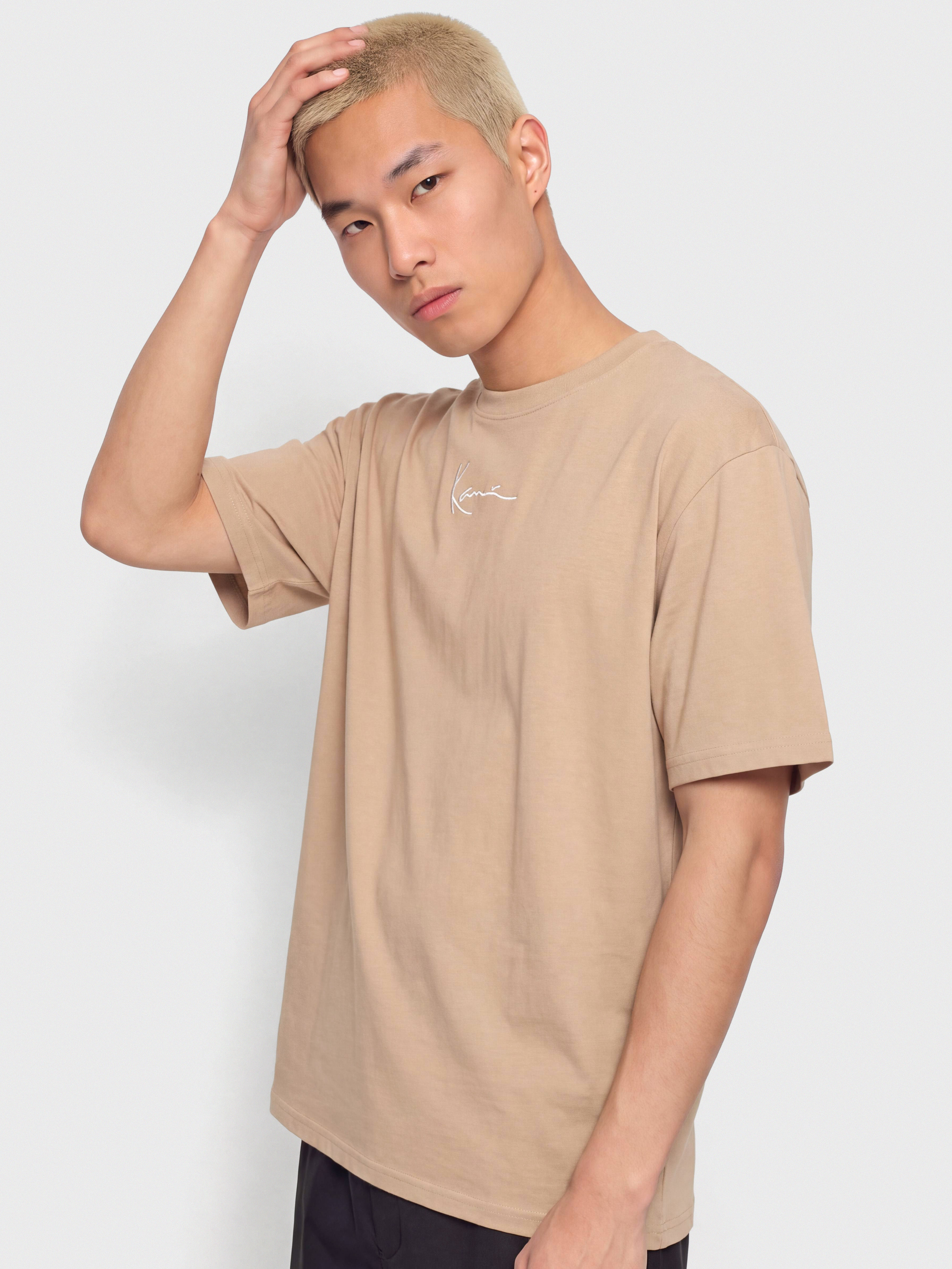 Karl Kani T-Shirt Small Signature Essential (taupe)