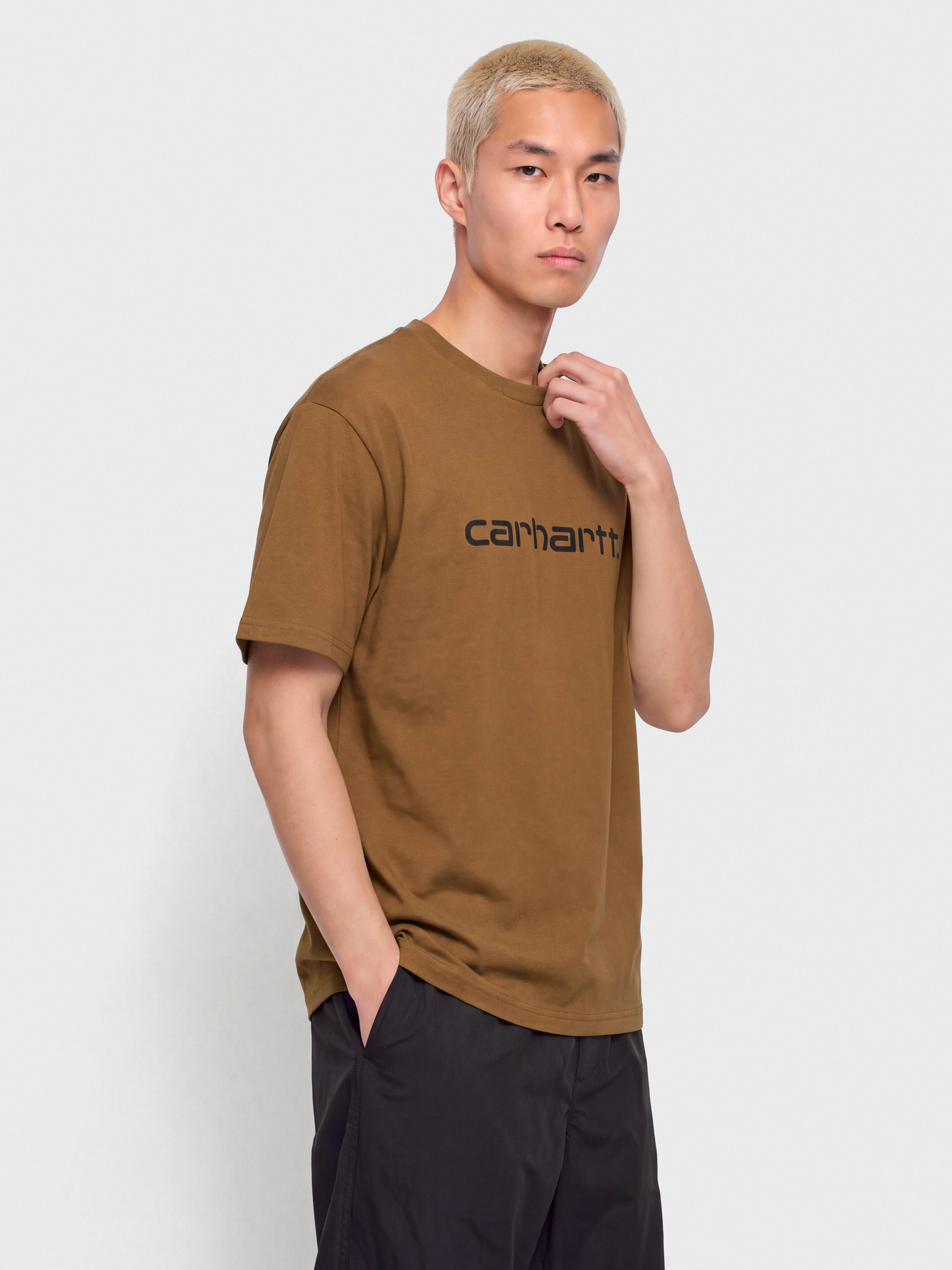 Carhartt WIP Script T-Shirt (wip h brown/black)