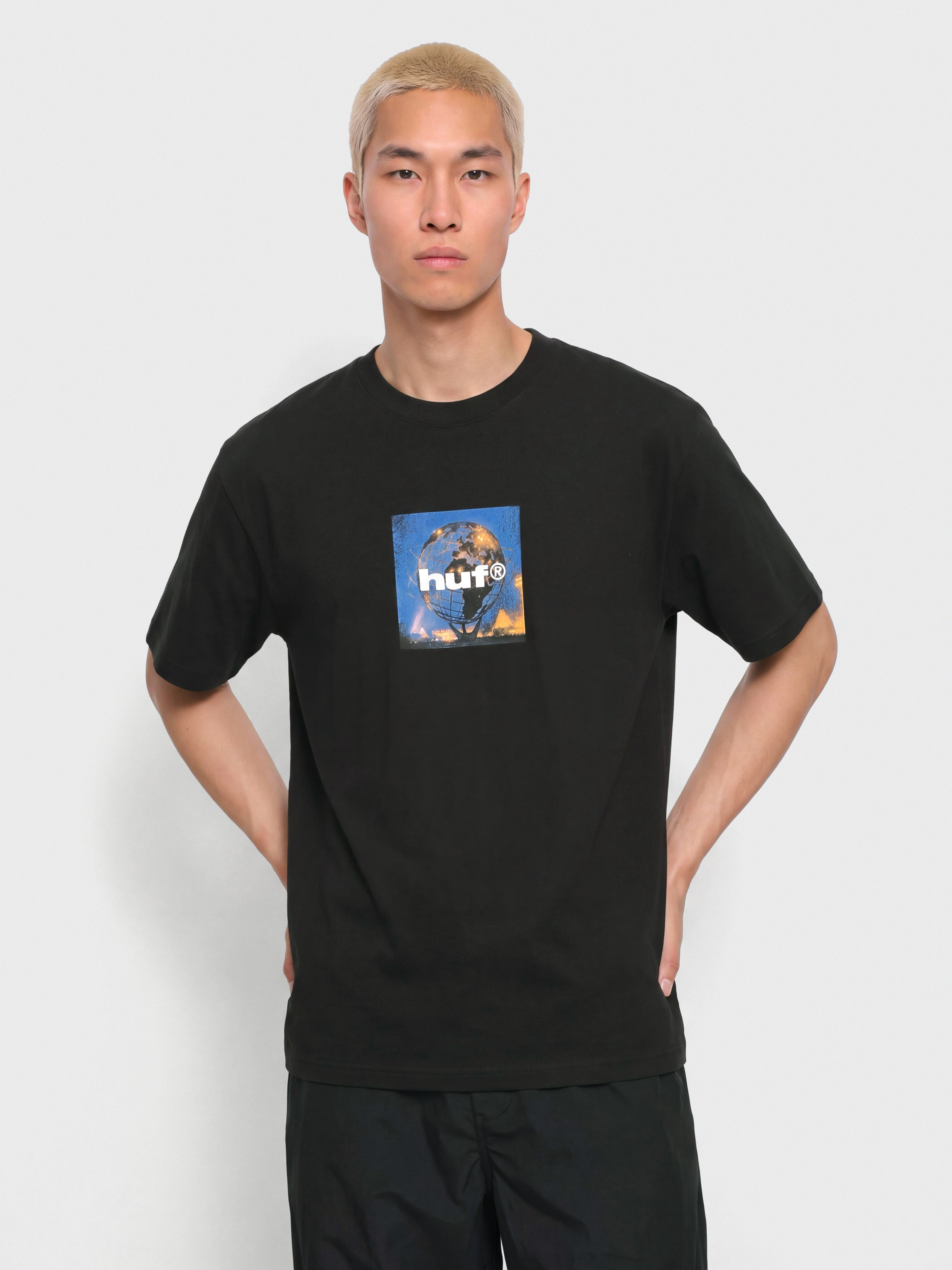 HUF T-Shirt Unisphere (black)