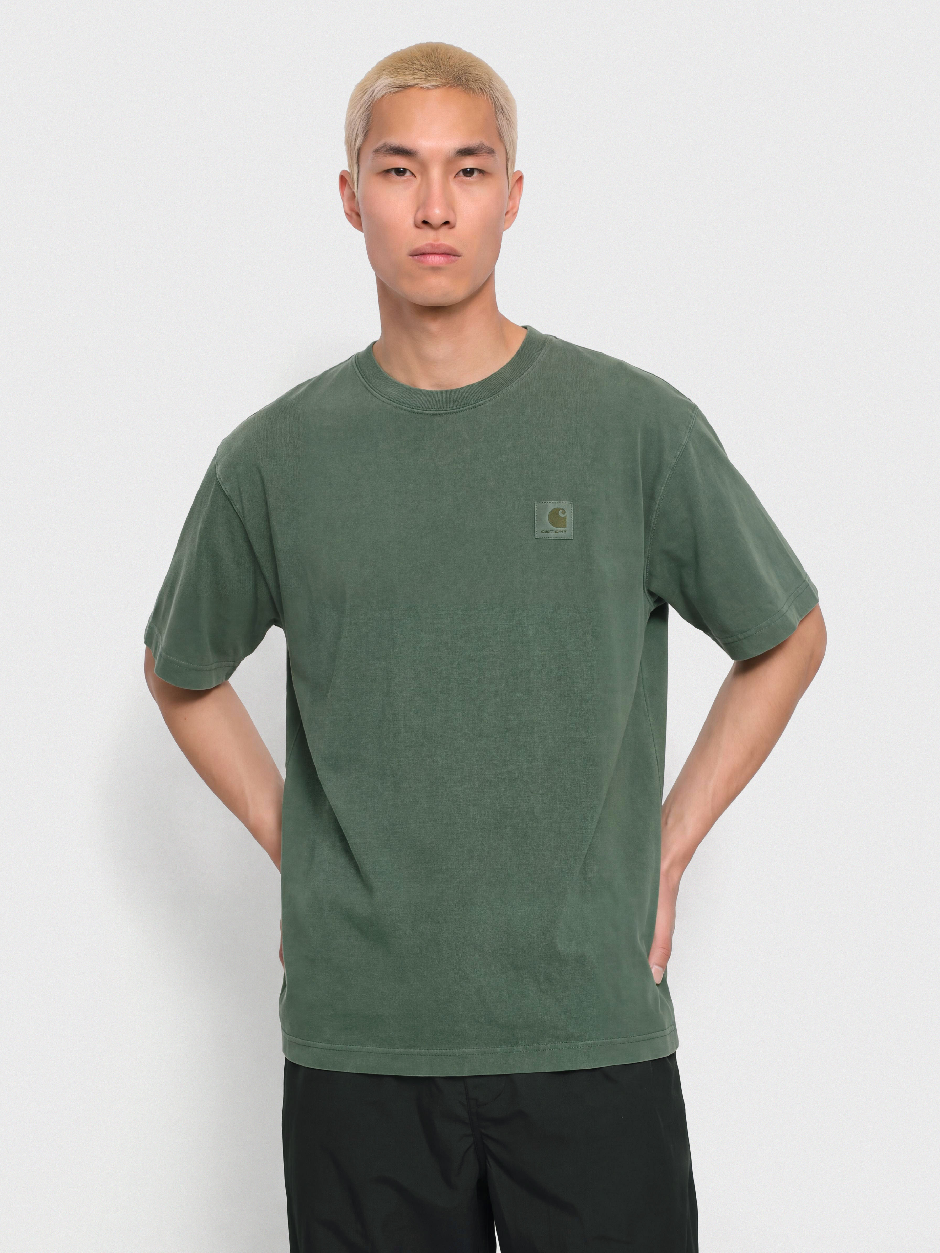 Carhartt WIP Vista T-Shirt (dark scarab/garment dyed)