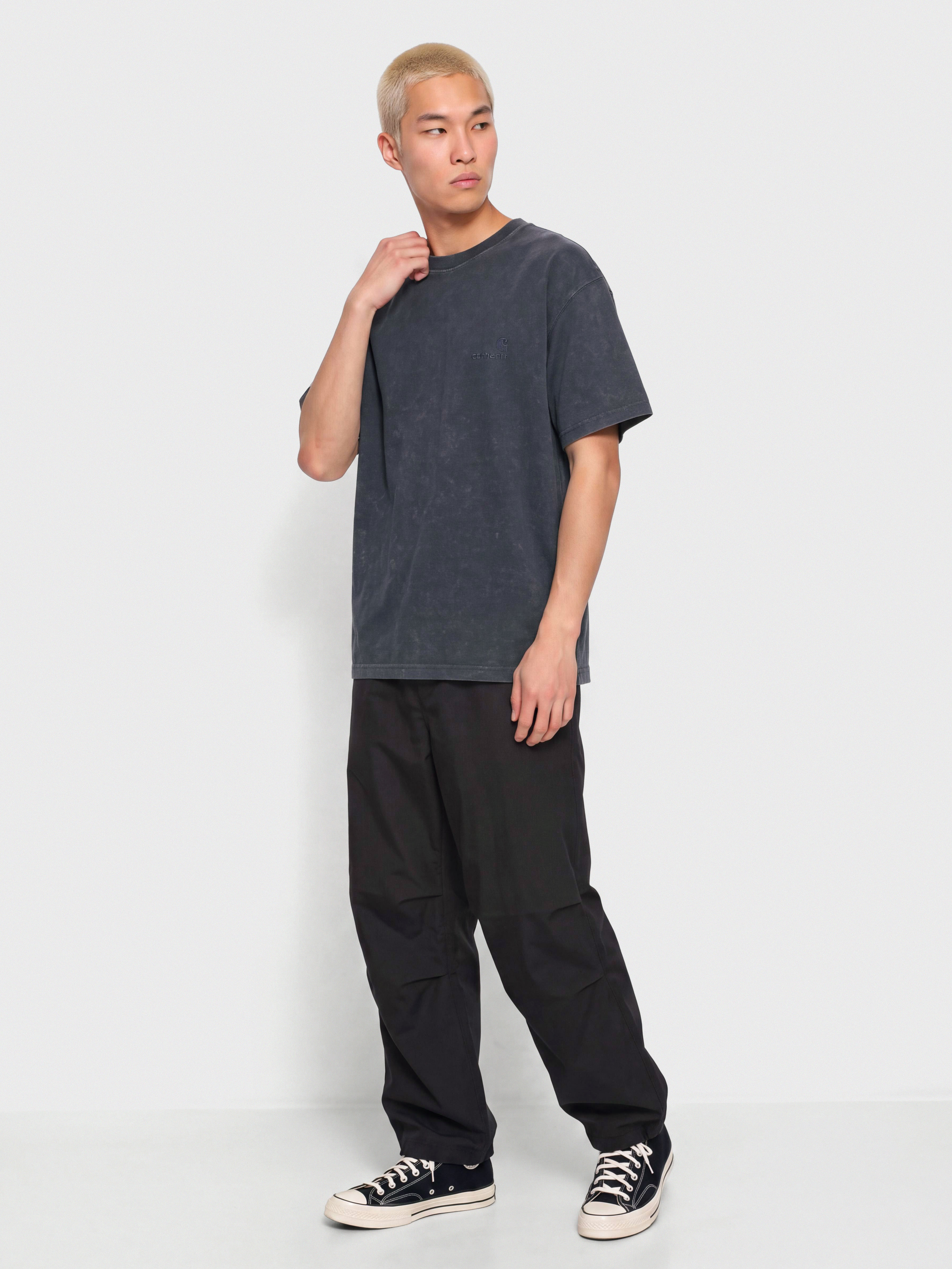 Carhartt WIP Lambert T-Shirt (dark navy/moon wash)