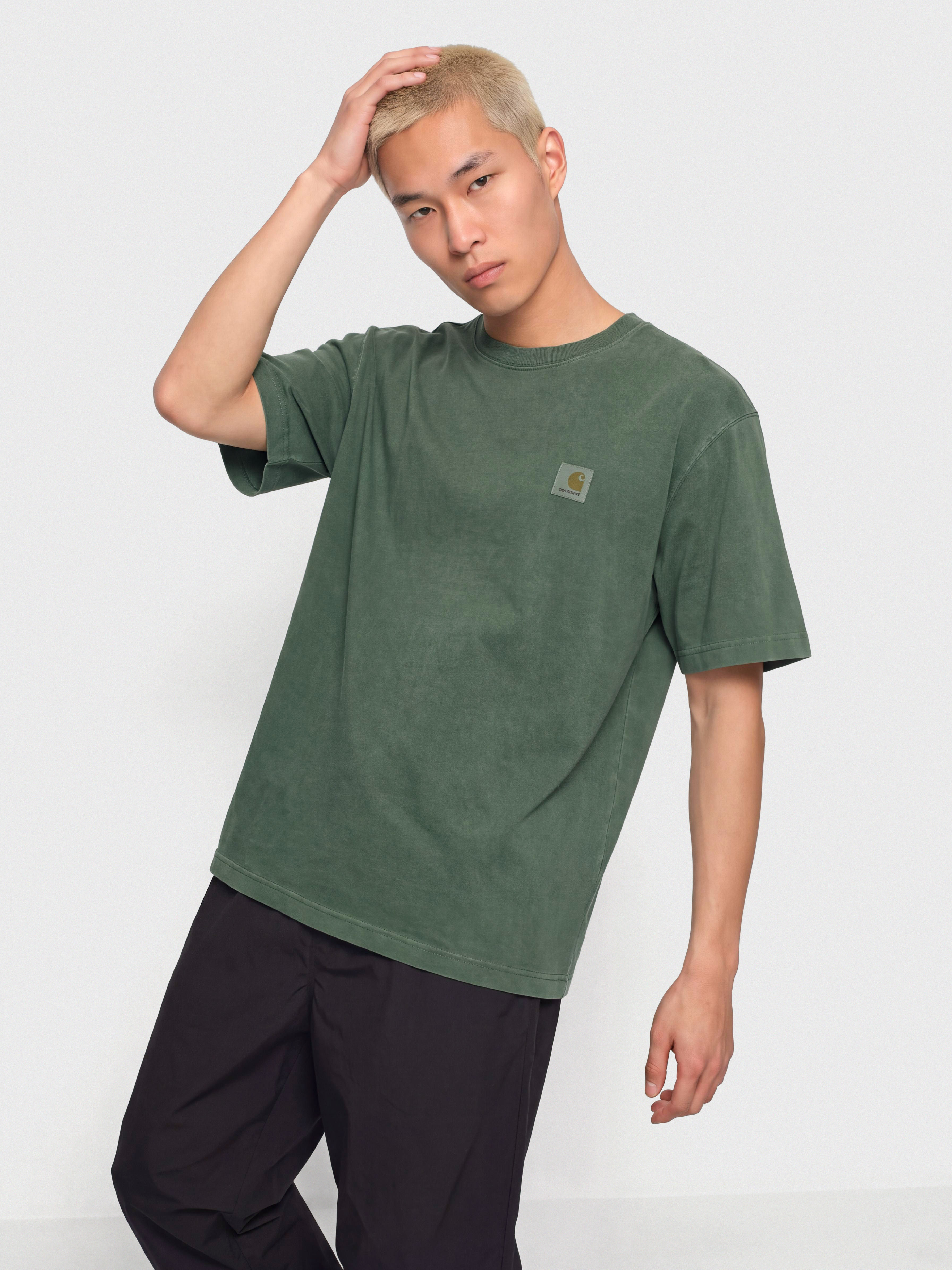 Carhartt WIP Vista T-Shirt (dark scarab/garment dyed)