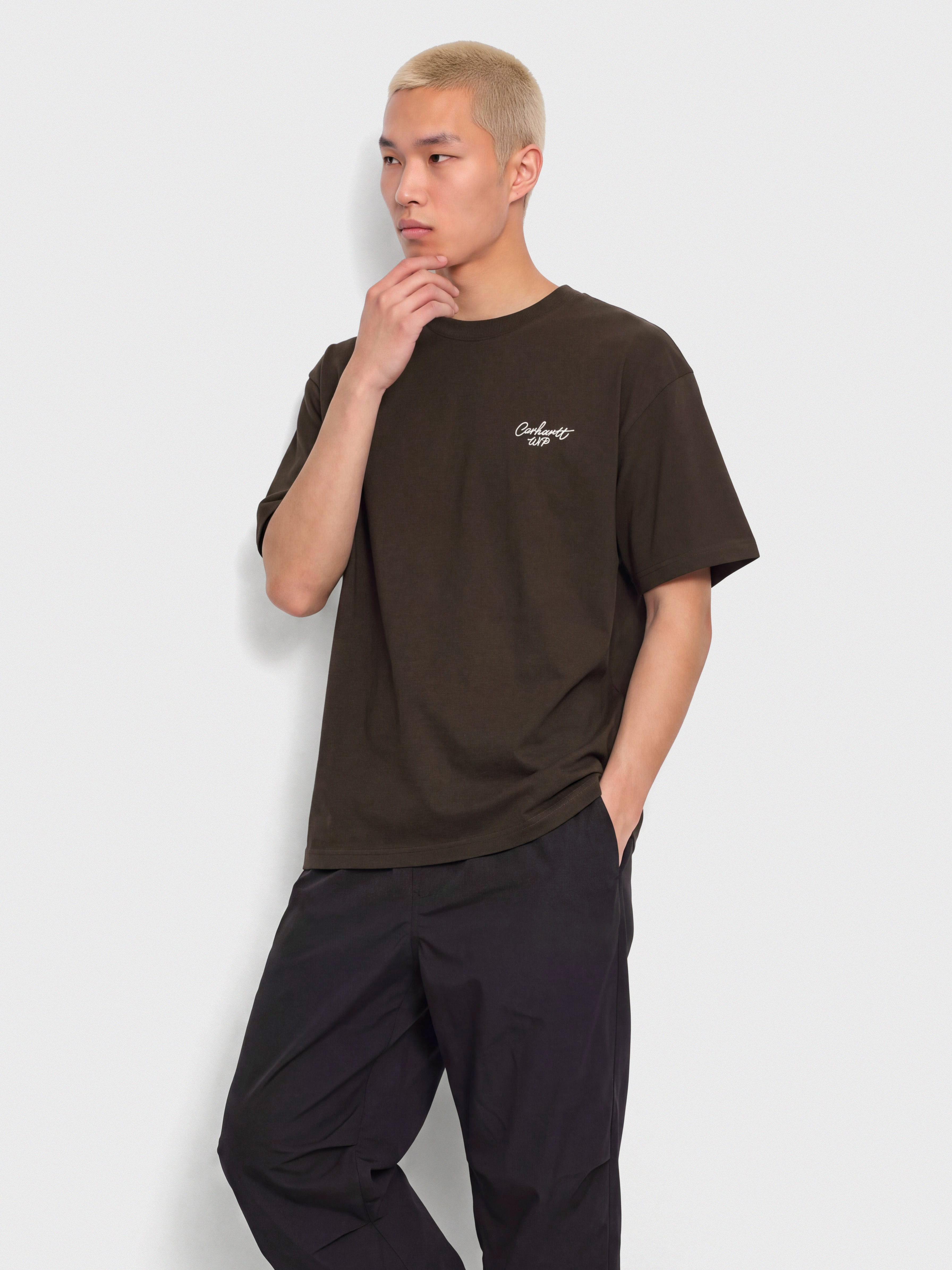 Carhartt WIP Signature Script T-Shirt (tobacco/natural)