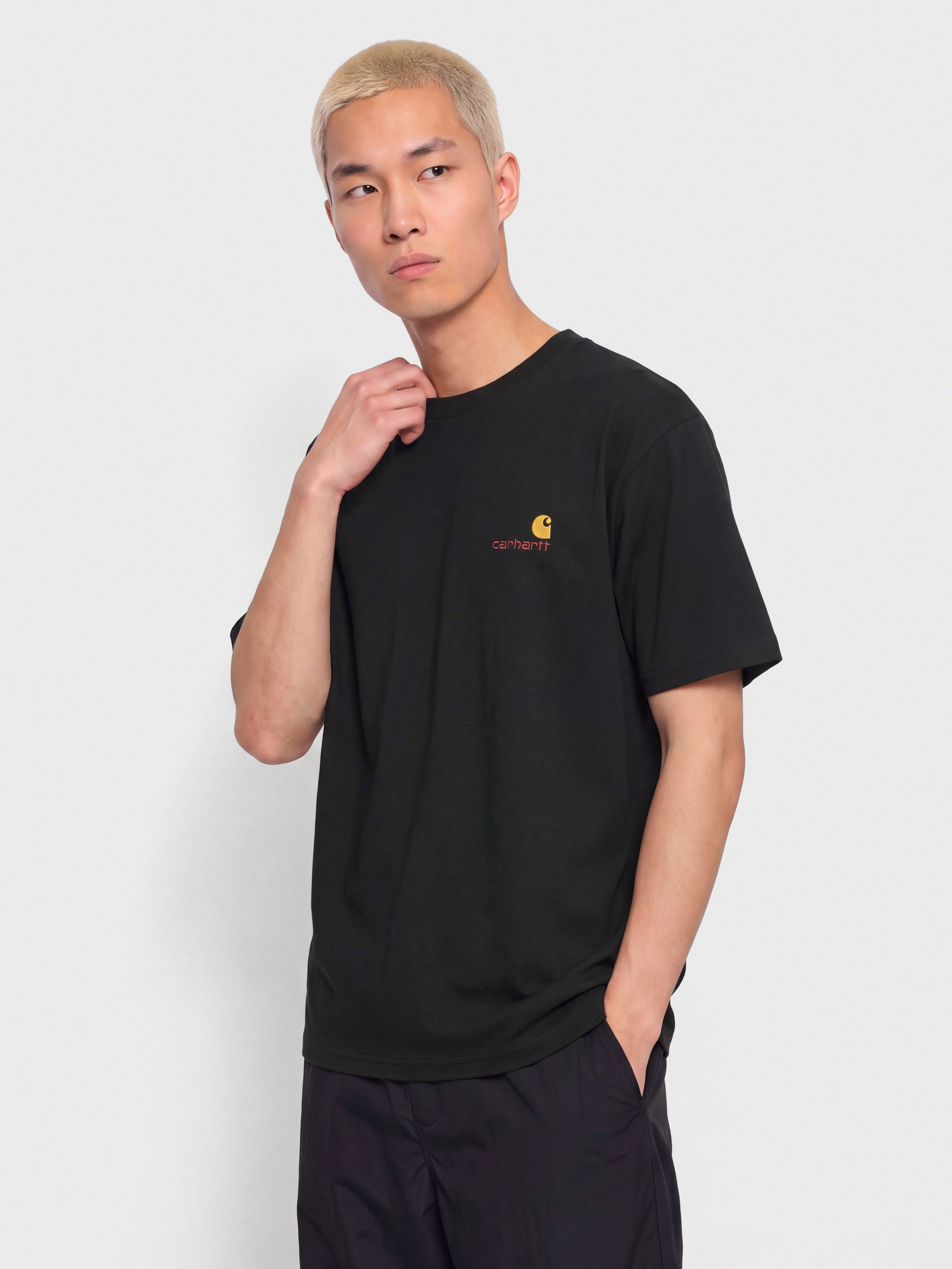 Carhartt WIP American Script T-Shirt (raven)