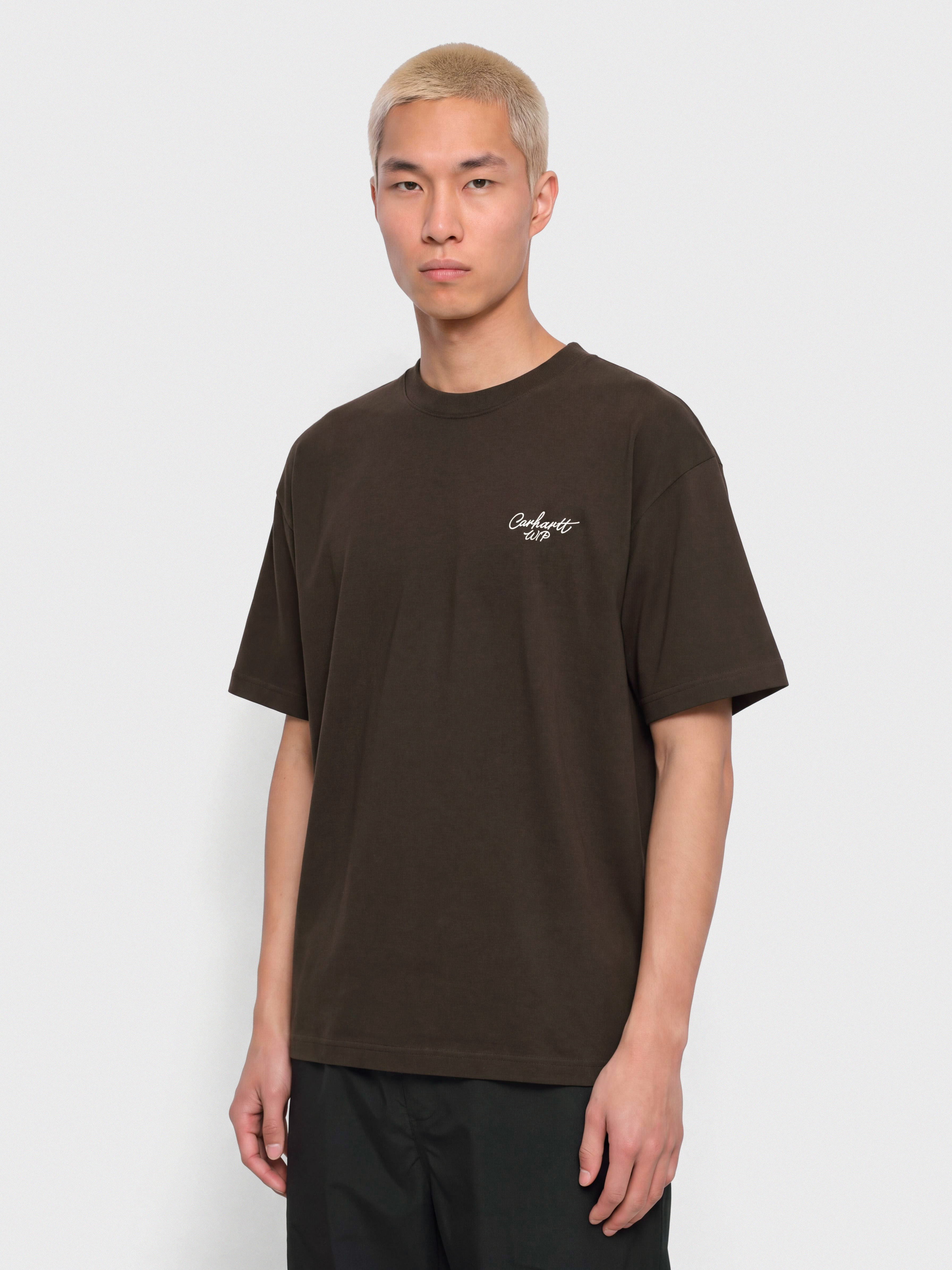 Carhartt WIP Signature Script T-Shirt (tobacco/natural)