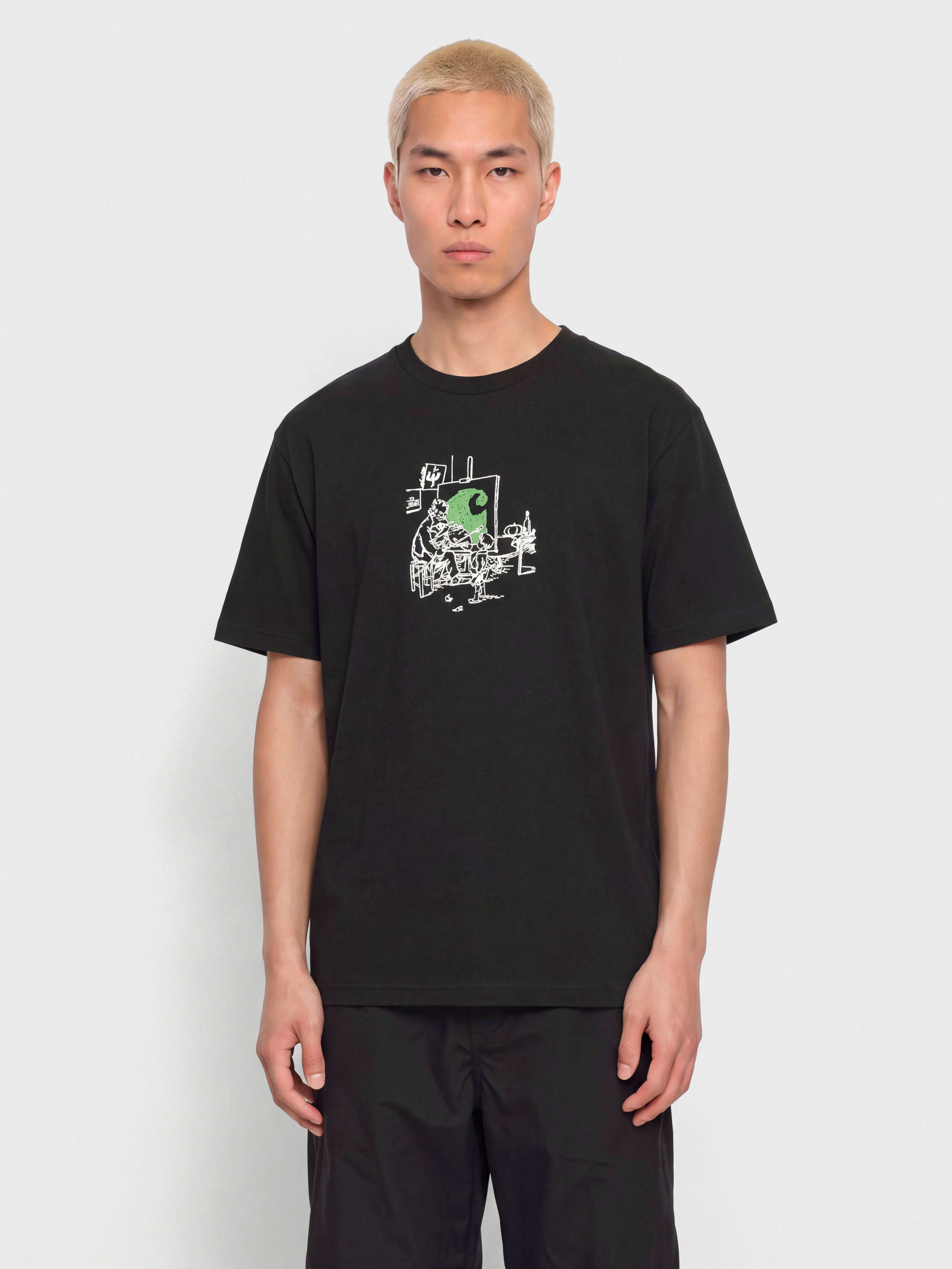 Carhartt WIP T-Shirt Old Painter (black)