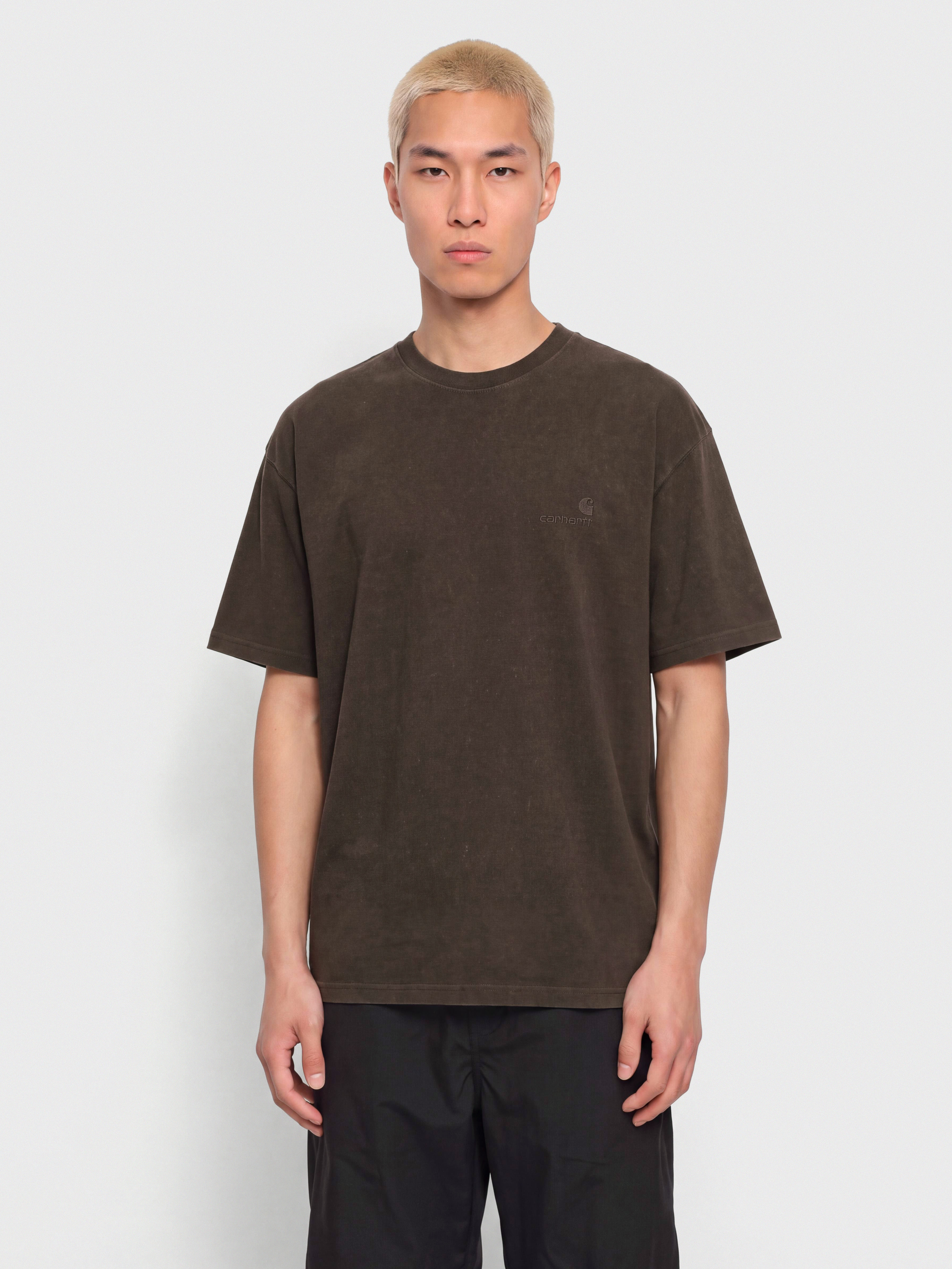 Carhartt WIP Lambert T-Shirt (tobacco/moon wash)