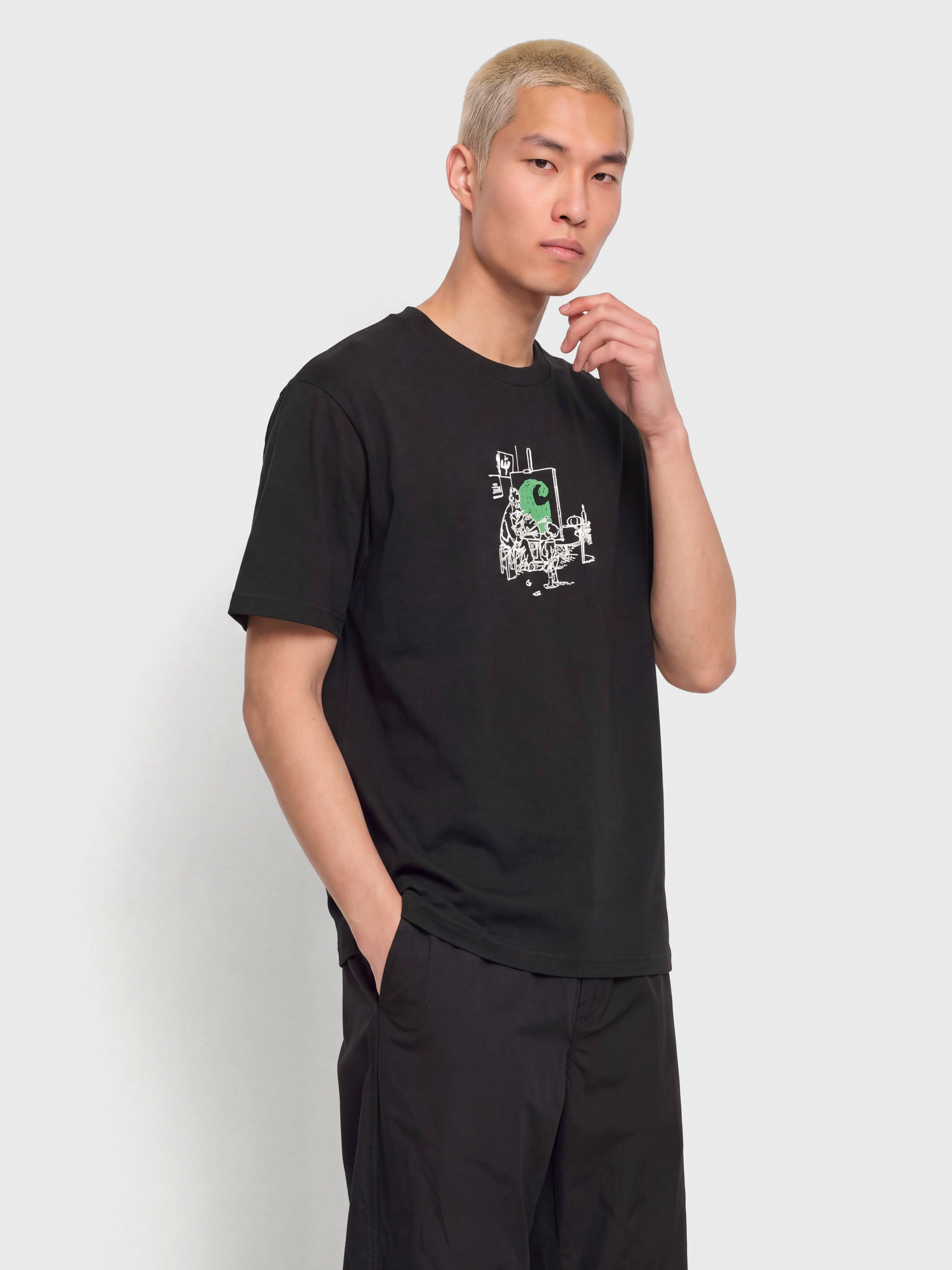Carhartt WIP T-Shirt Old Painter (black)