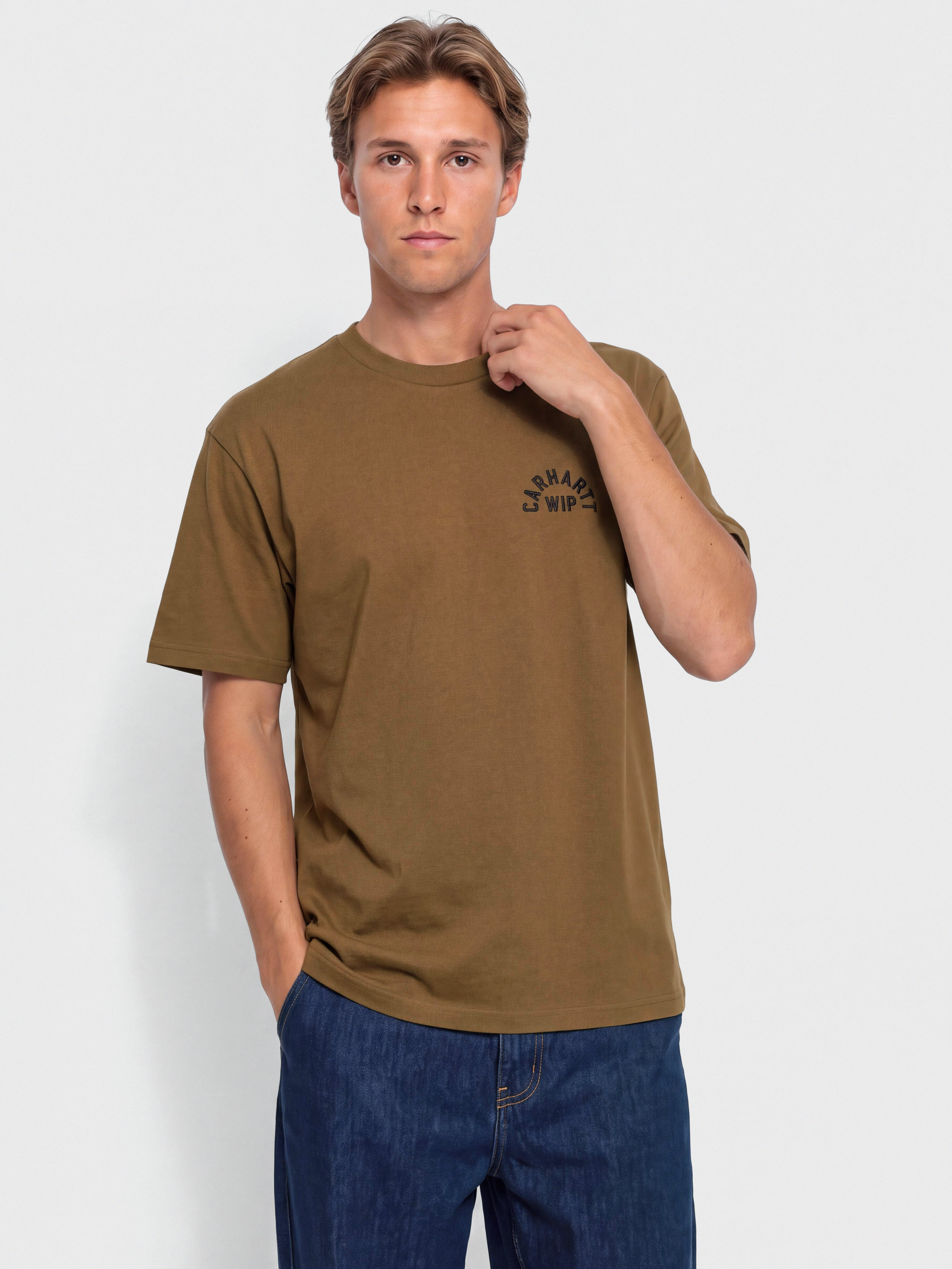 Carhartt WIP Arch Script T-Shirt (wip h brown/black)