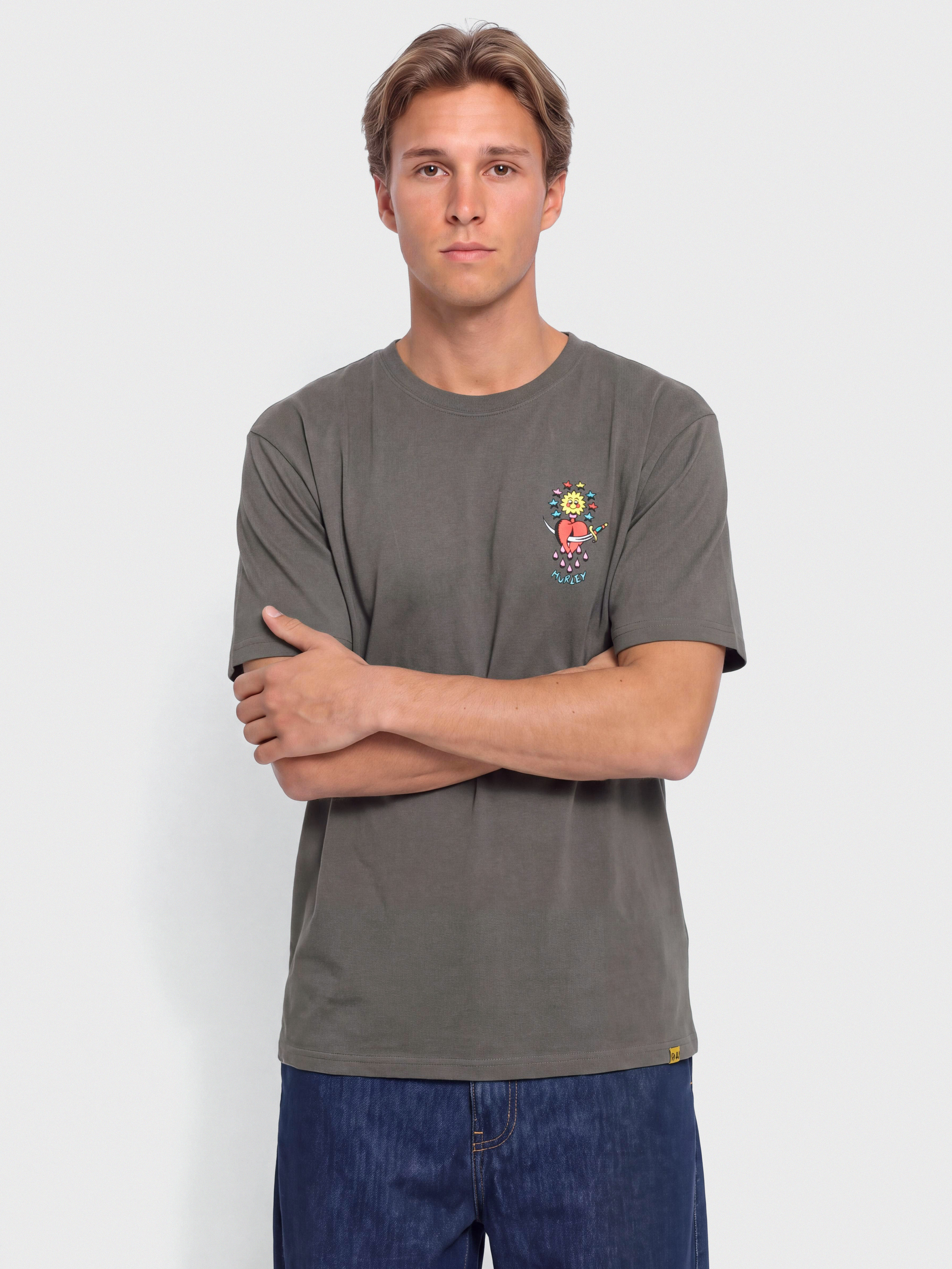 Hurley T-Shirt Etam Cat (grey)