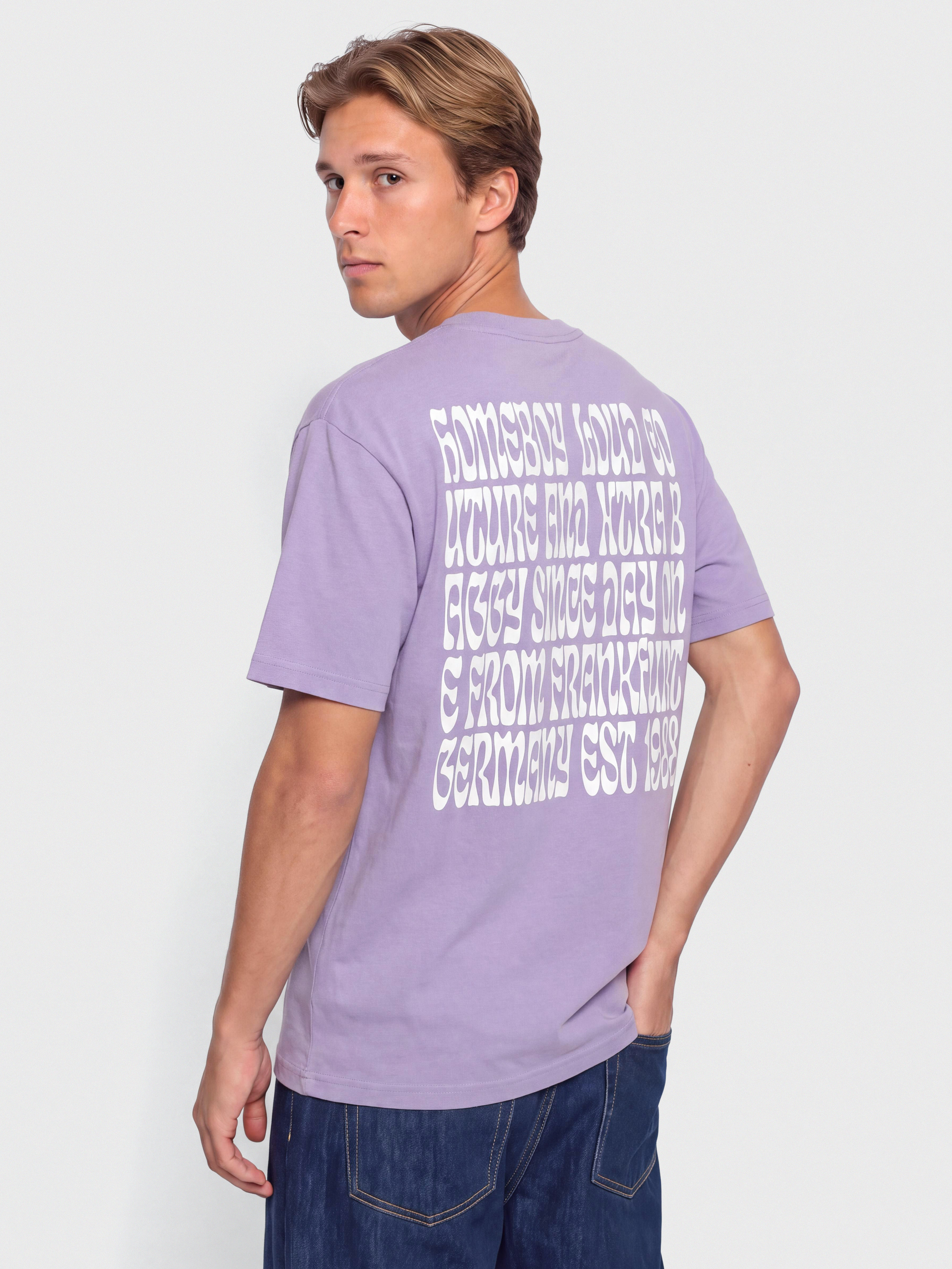 Homeboy T-Shirt Big Text (lilac)