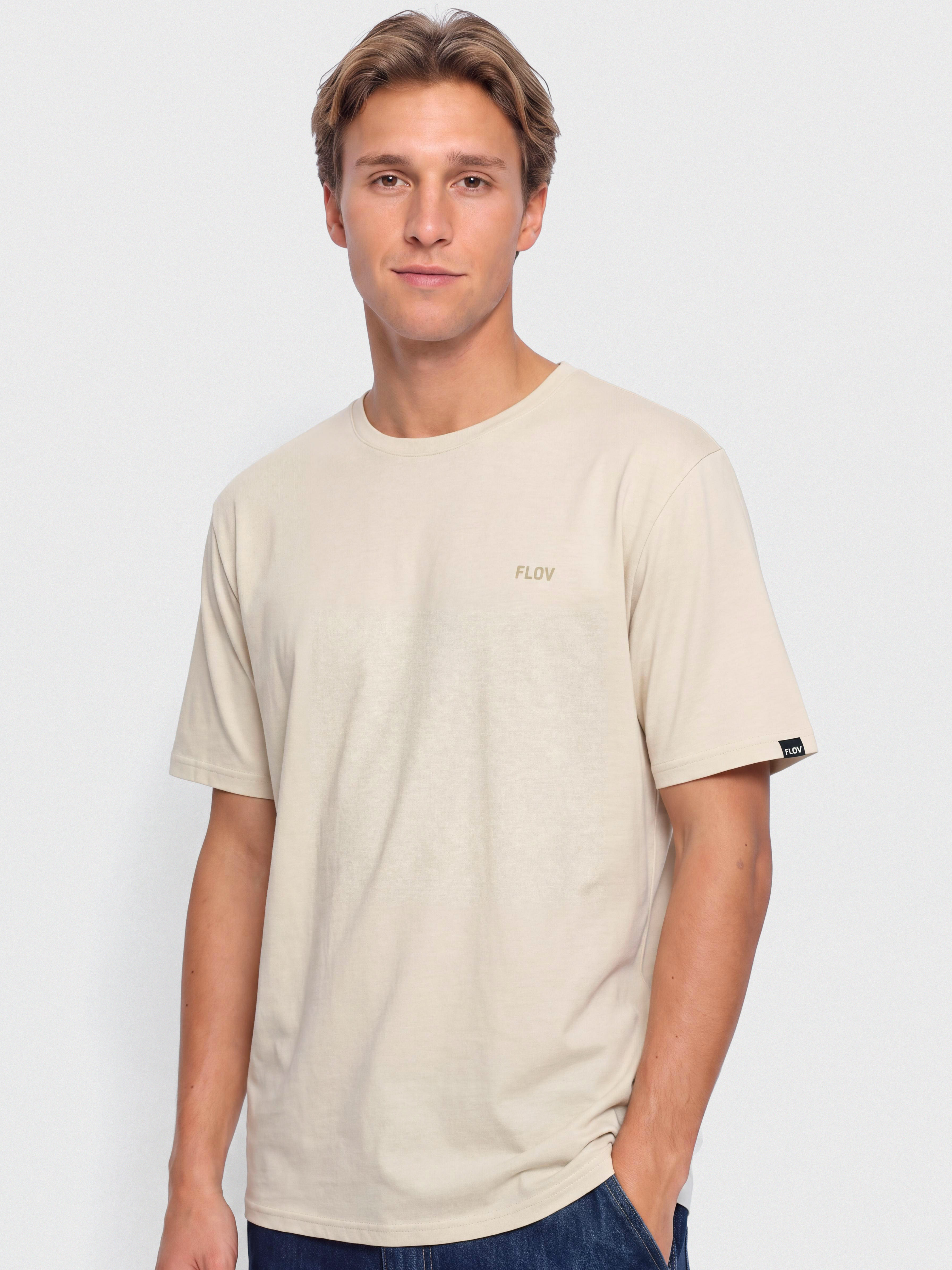 FLOV T-Shirt Timberon (beige/olive)