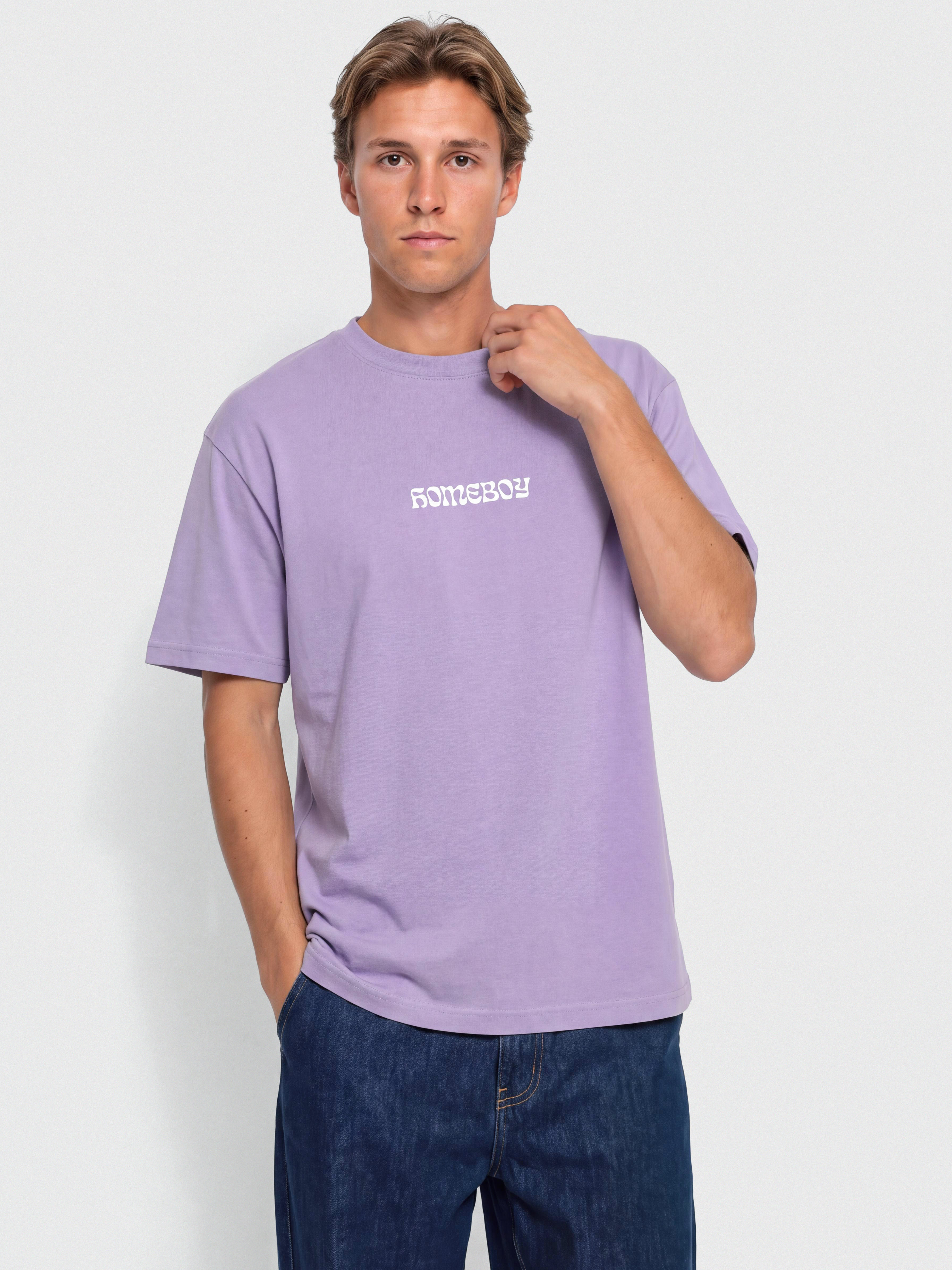 Homeboy T-Shirt Big Text (lilac)